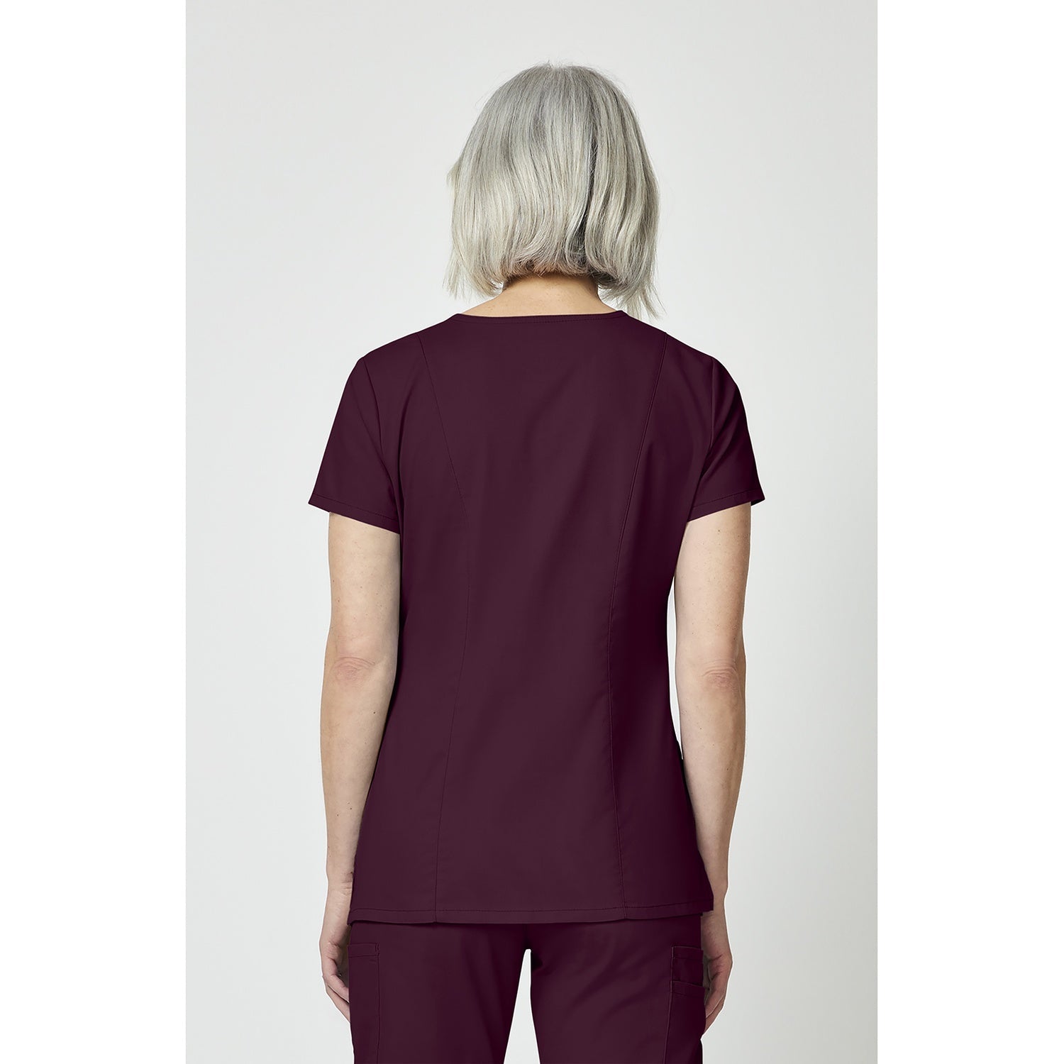 Women's EDS Signature V-Neck Scrub Top - Image 2
