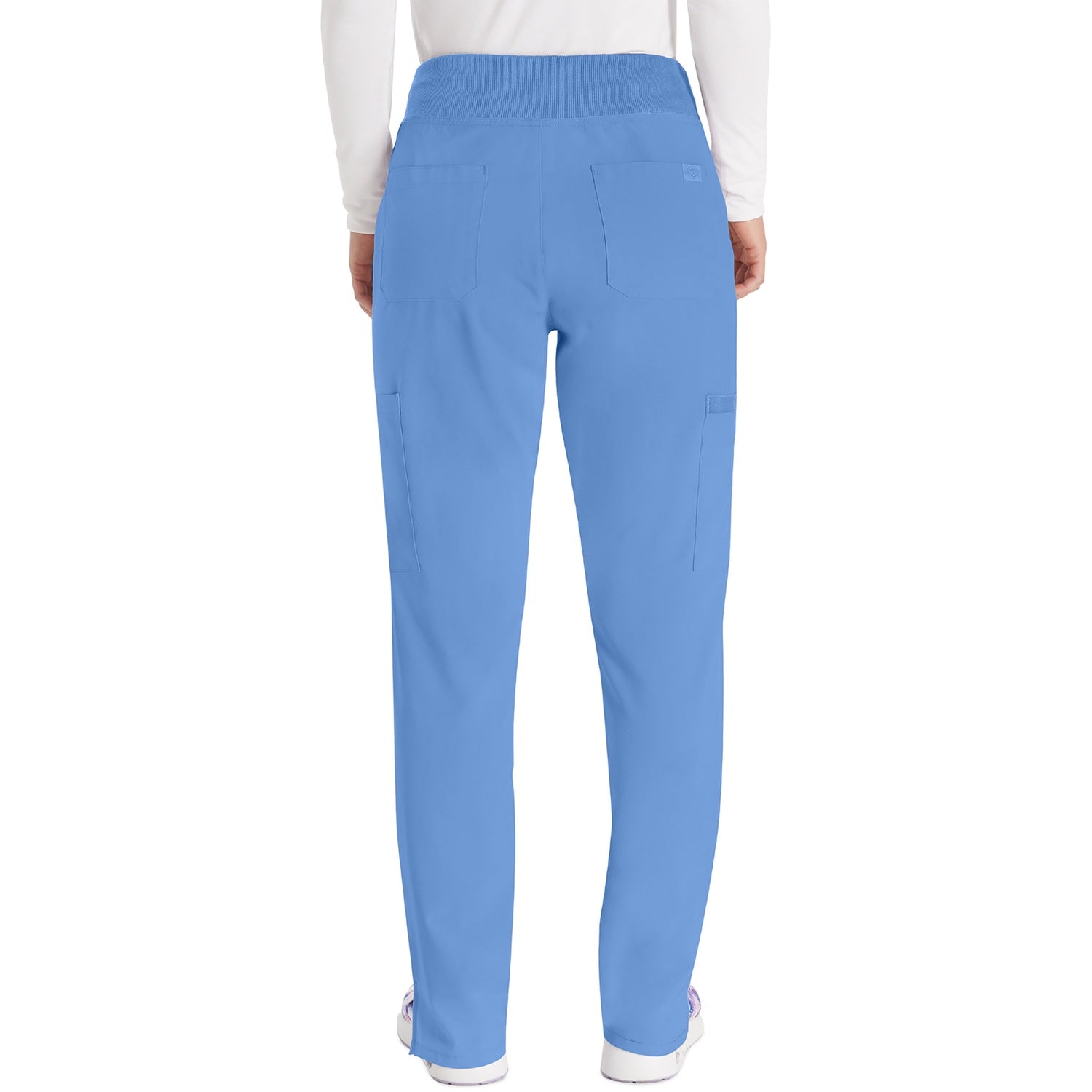Women's EDS Essentials Natural Rise Tapered Leg Pull-On Scrub Pant - Image 2