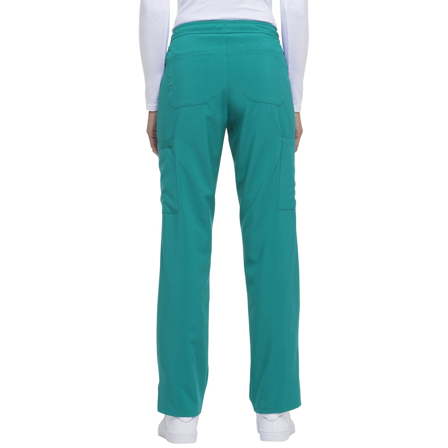 Women's EDS Essentials Mid Rise Straight Leg Drawstring Scrub Pant - Image 2