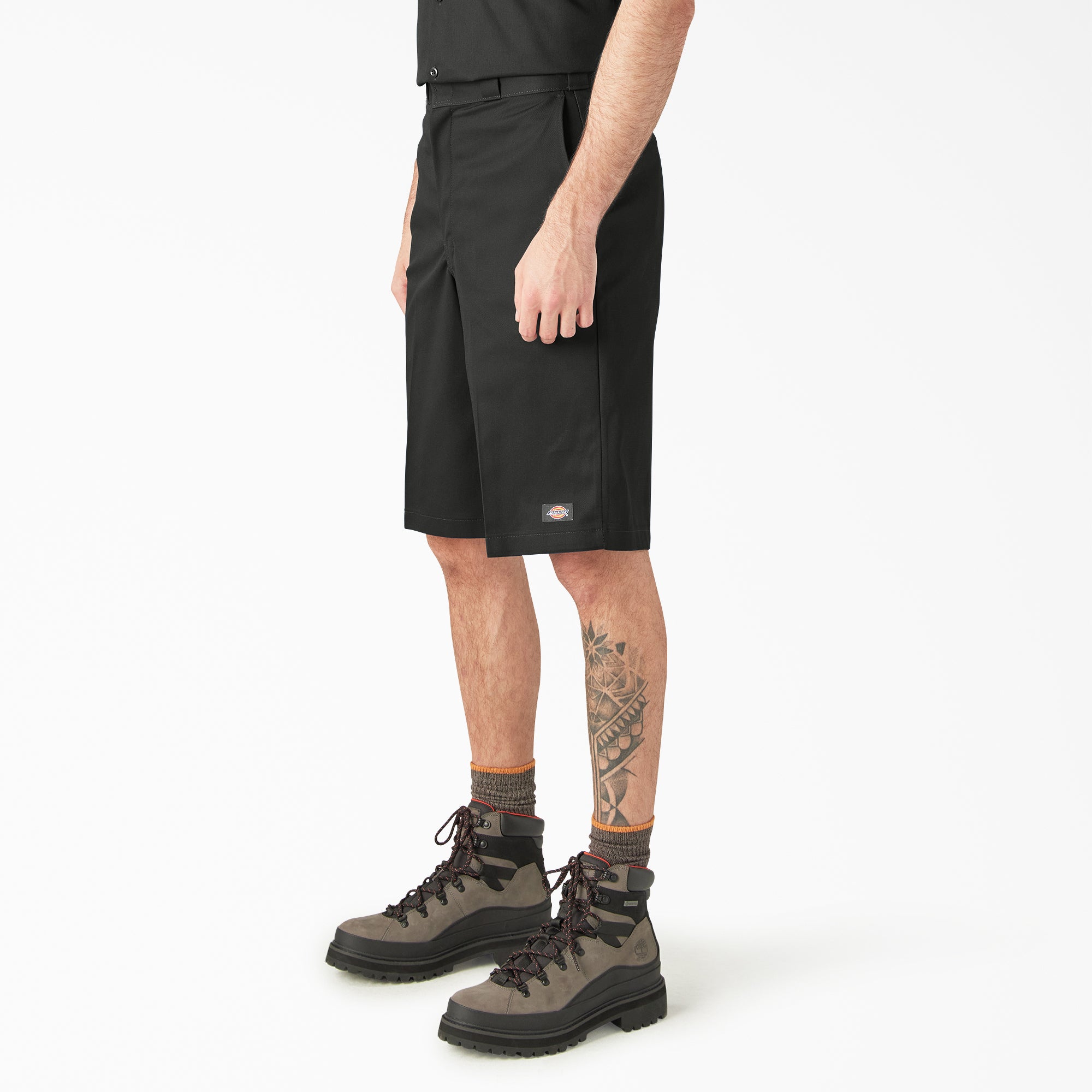 Loose Fit Flat Front Work Shorts. 13 - Image 3