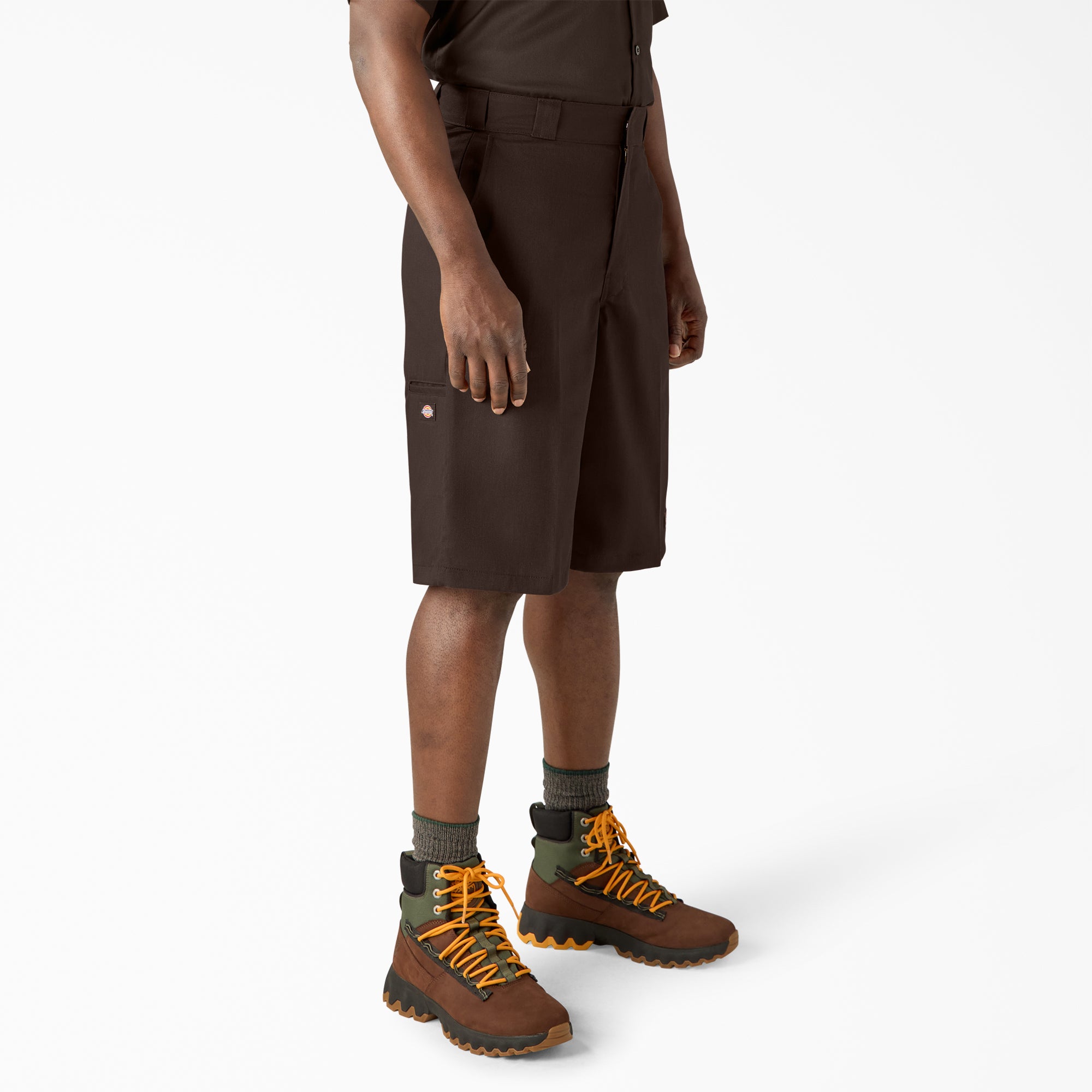 Loose Fit Flat Front Work Shorts. 13 - Image 4