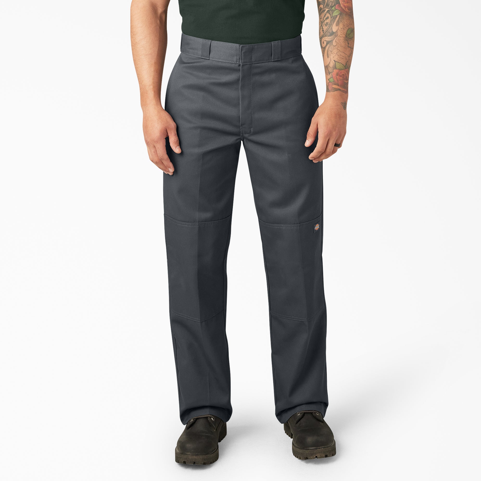 Loose Fit Double Knee Work Pants
