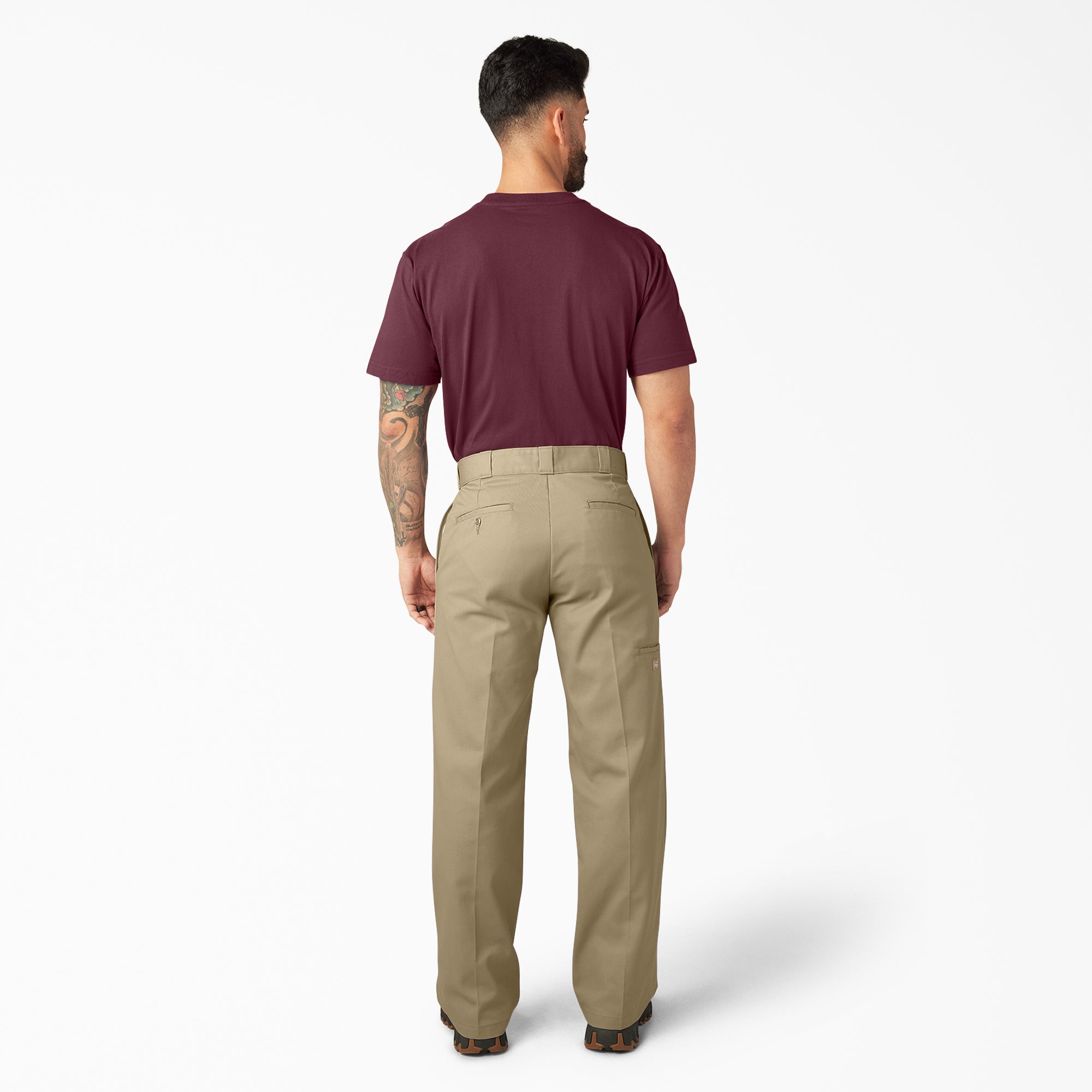 Loose Fit Double Knee Work Pants - Image 6