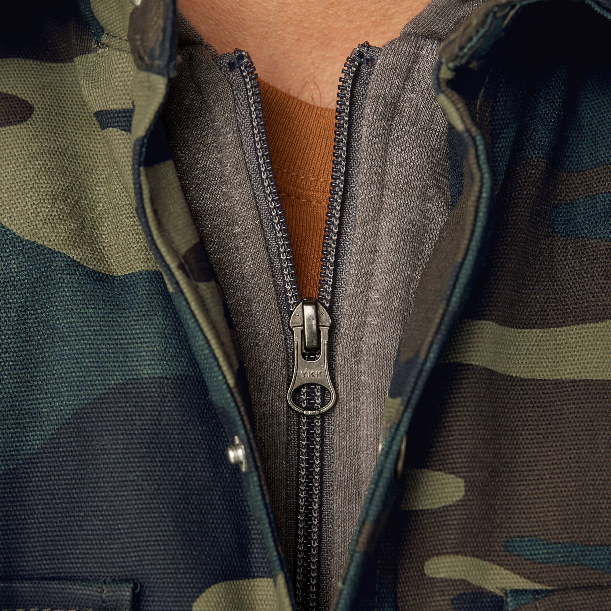 Water Repellent Duck Hooded Shirt Jacket - Image 9