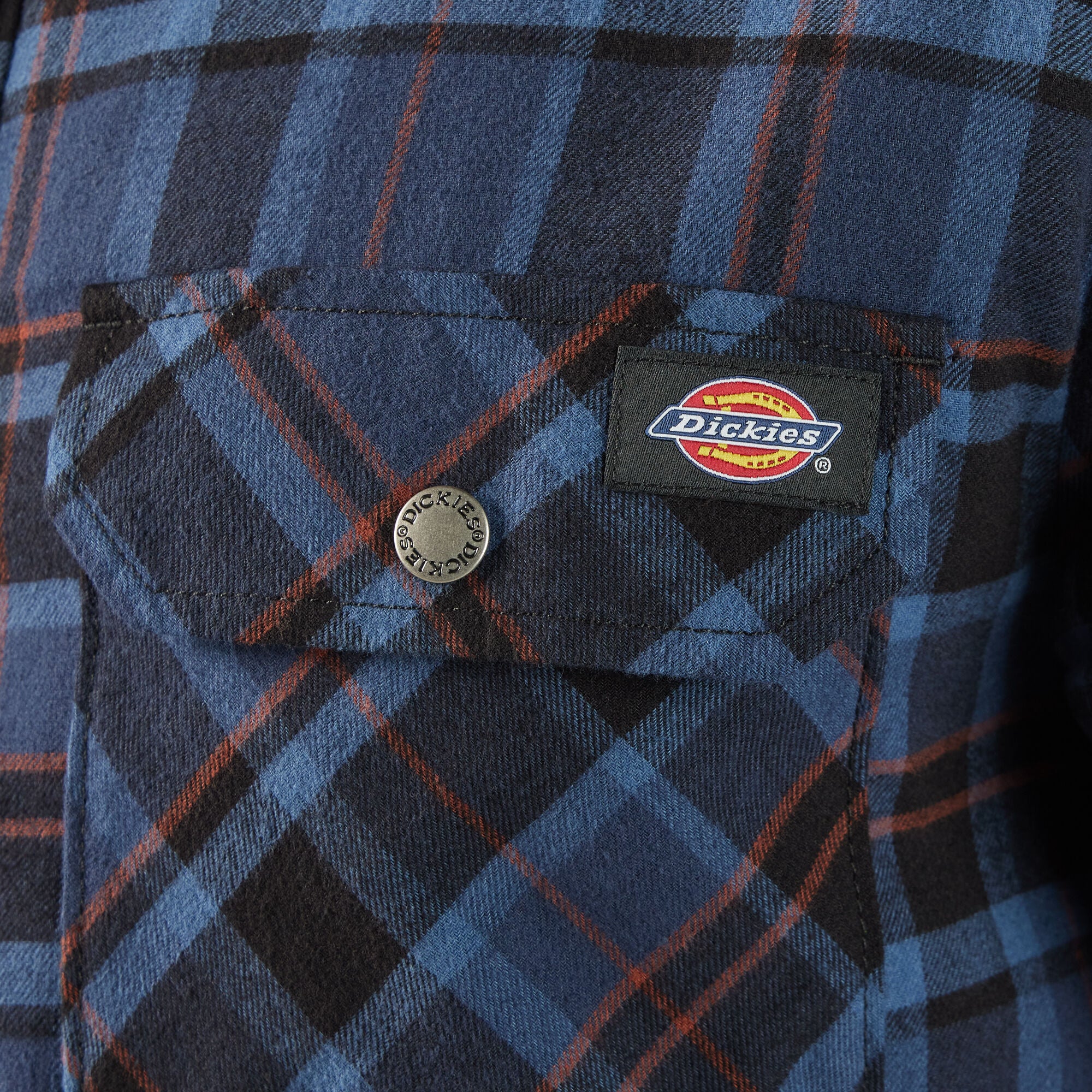 Water Repellent Fleece-Lined Flannel Shirt Jacket - Image 7