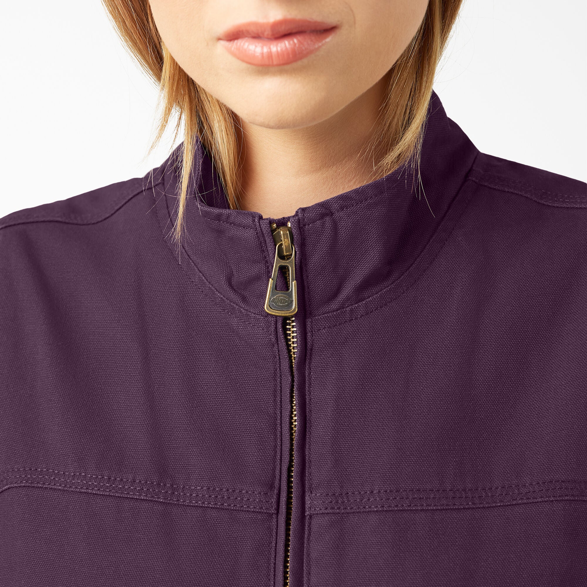 Women's Fleece Lined Duck Canvas Vest - Image 6