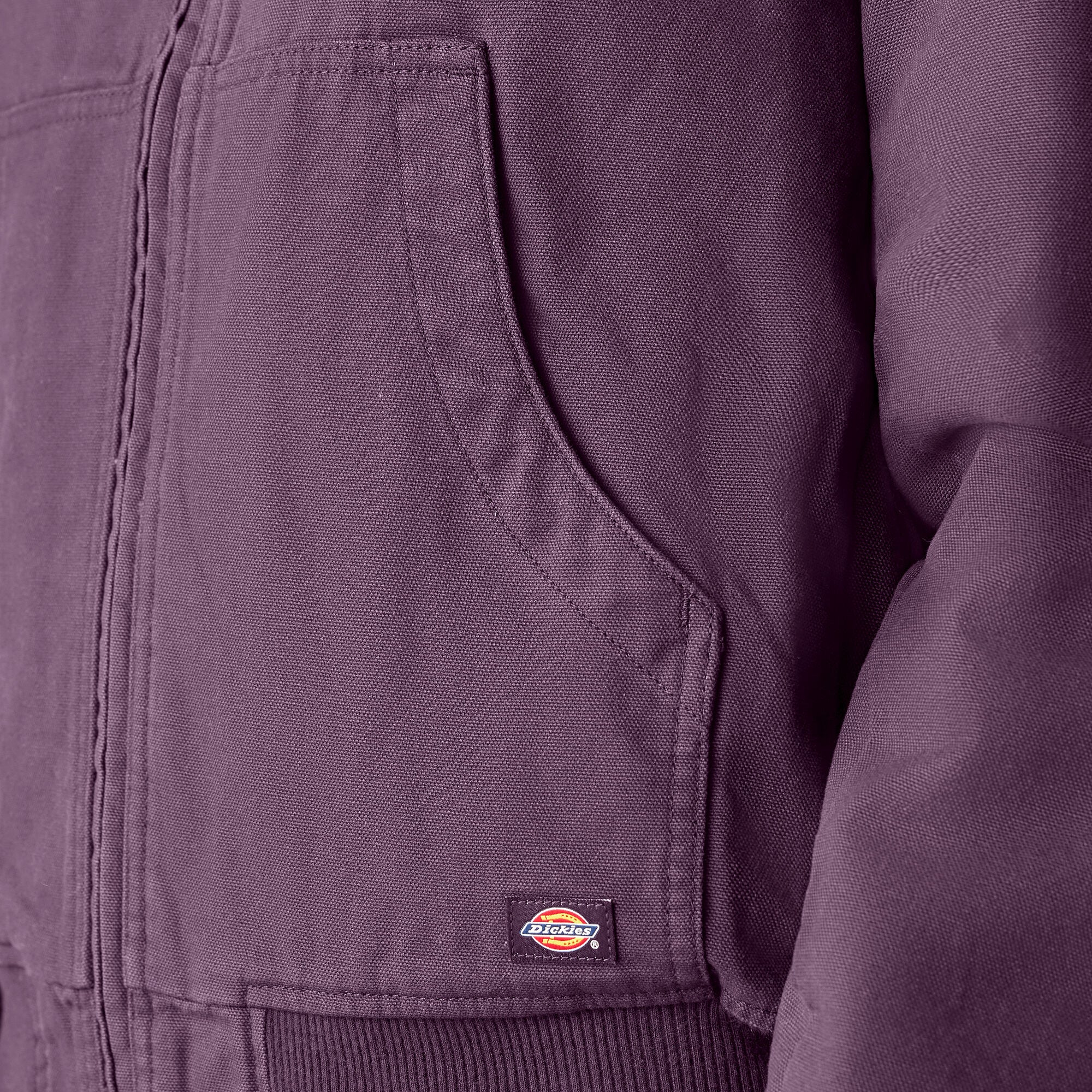 Women's Fleece Lined Duck Canvas Jacket - Image 7
