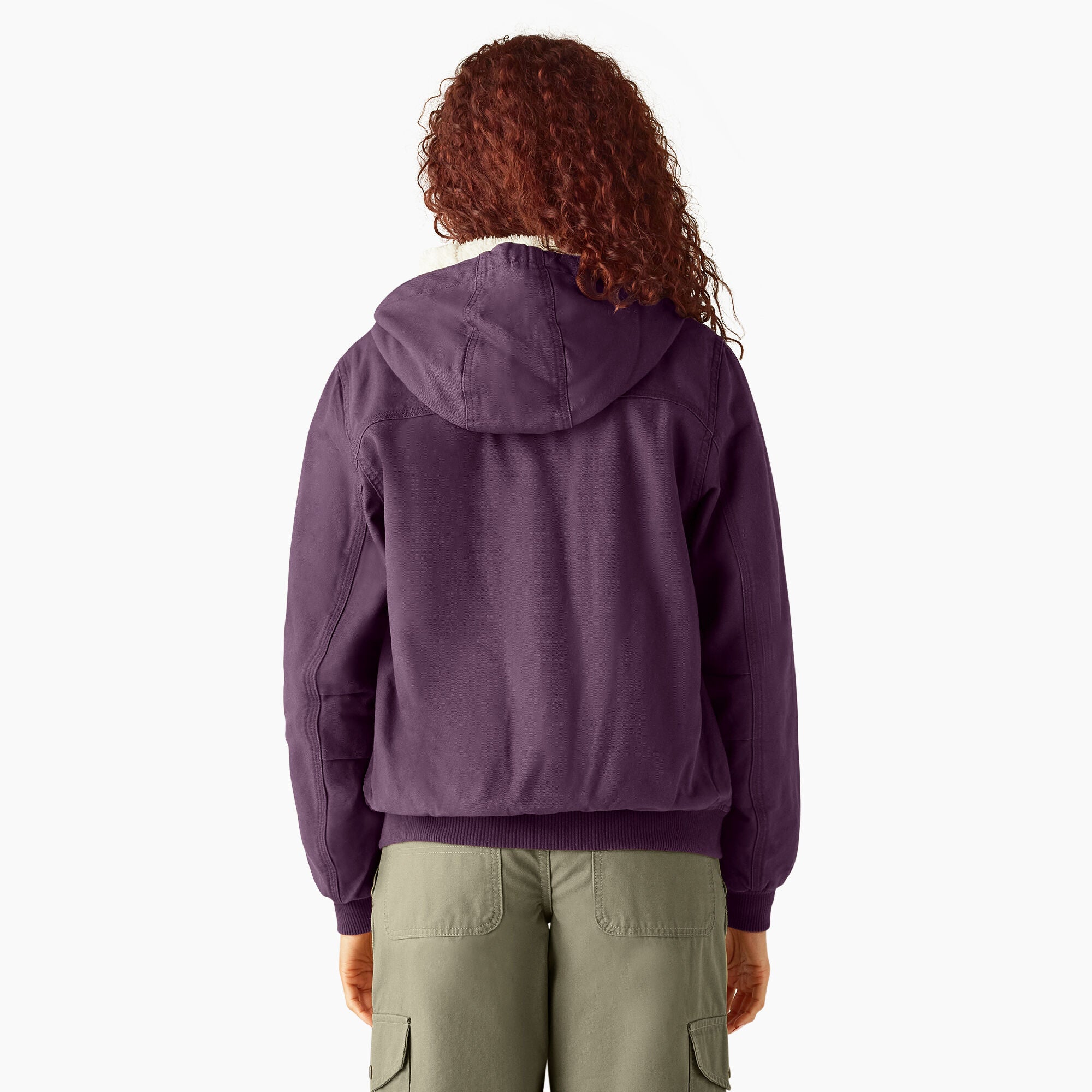 Women's Fleece Lined Duck Canvas Jacket - Image 2