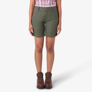 Women's Duck Carpenter Shorts. 7