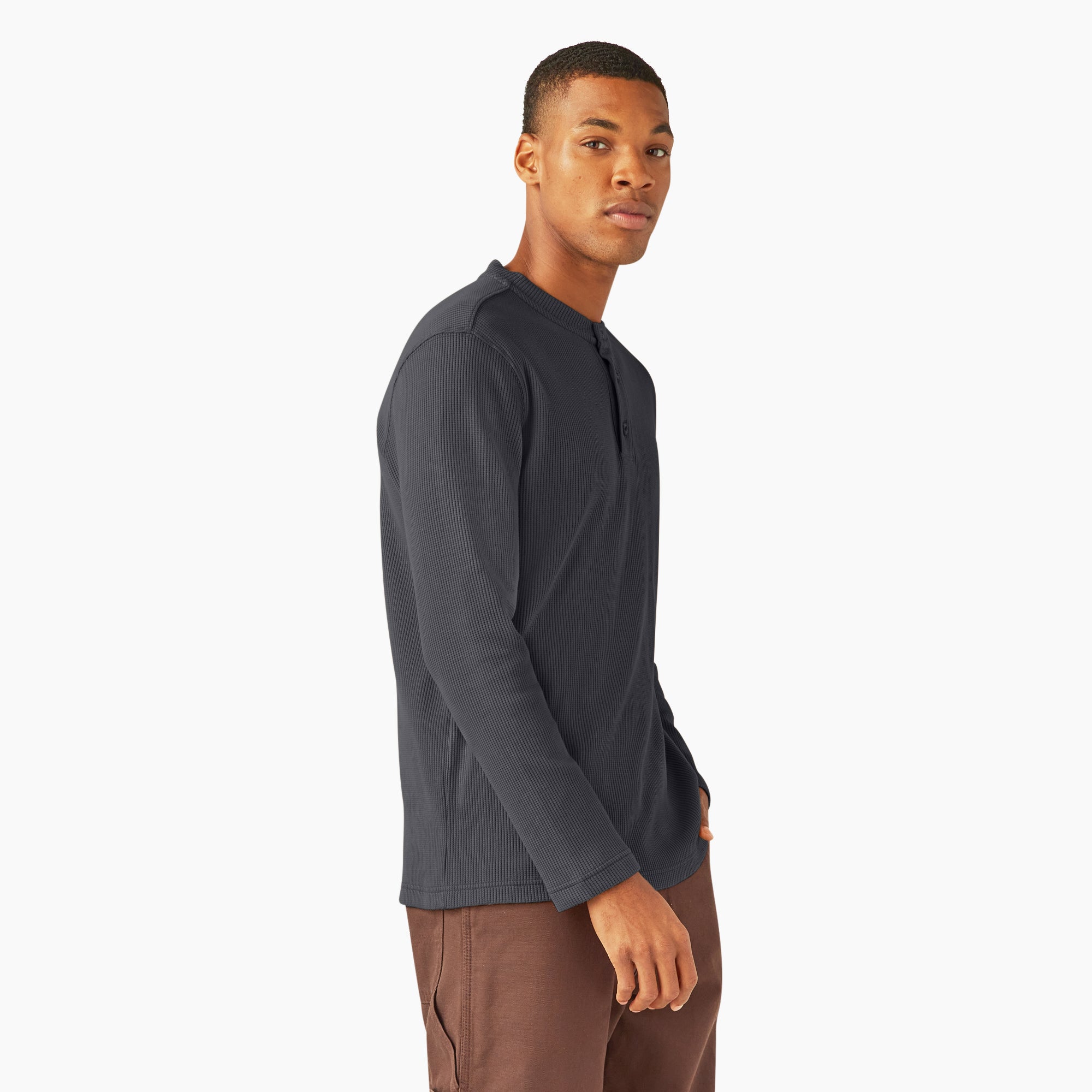 Henley Thermal Shirt - Image 3