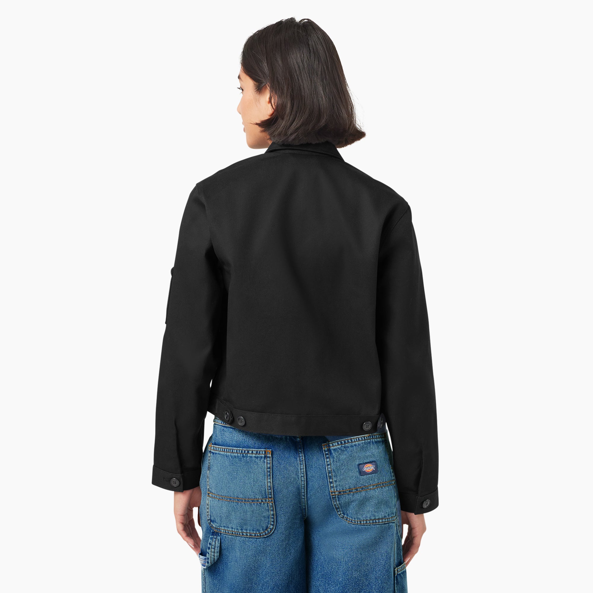 Women's Unlined Cropped Eisenhower Jacket - Image 2