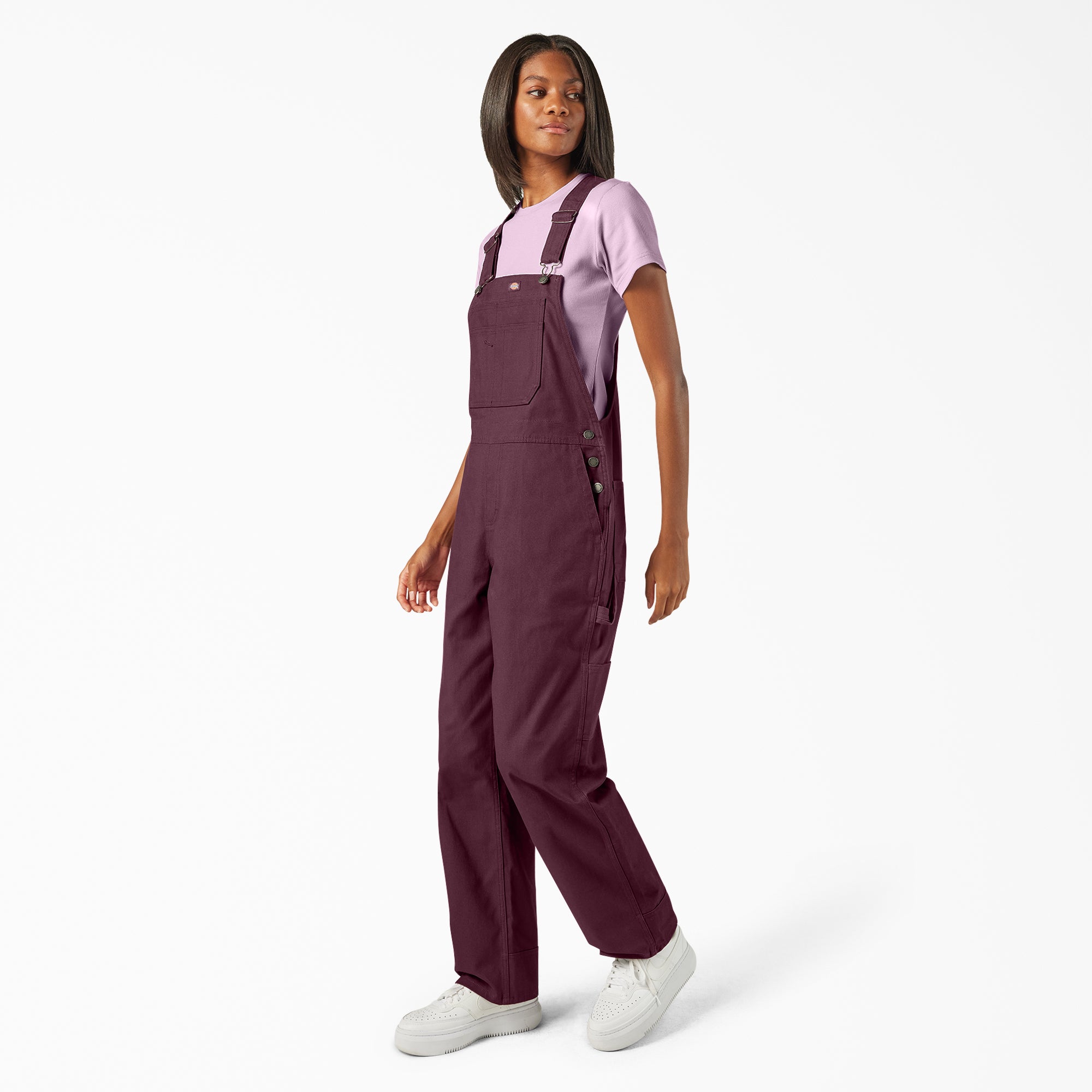 Women's Relaxed Fit Bib Overalls - Image 3