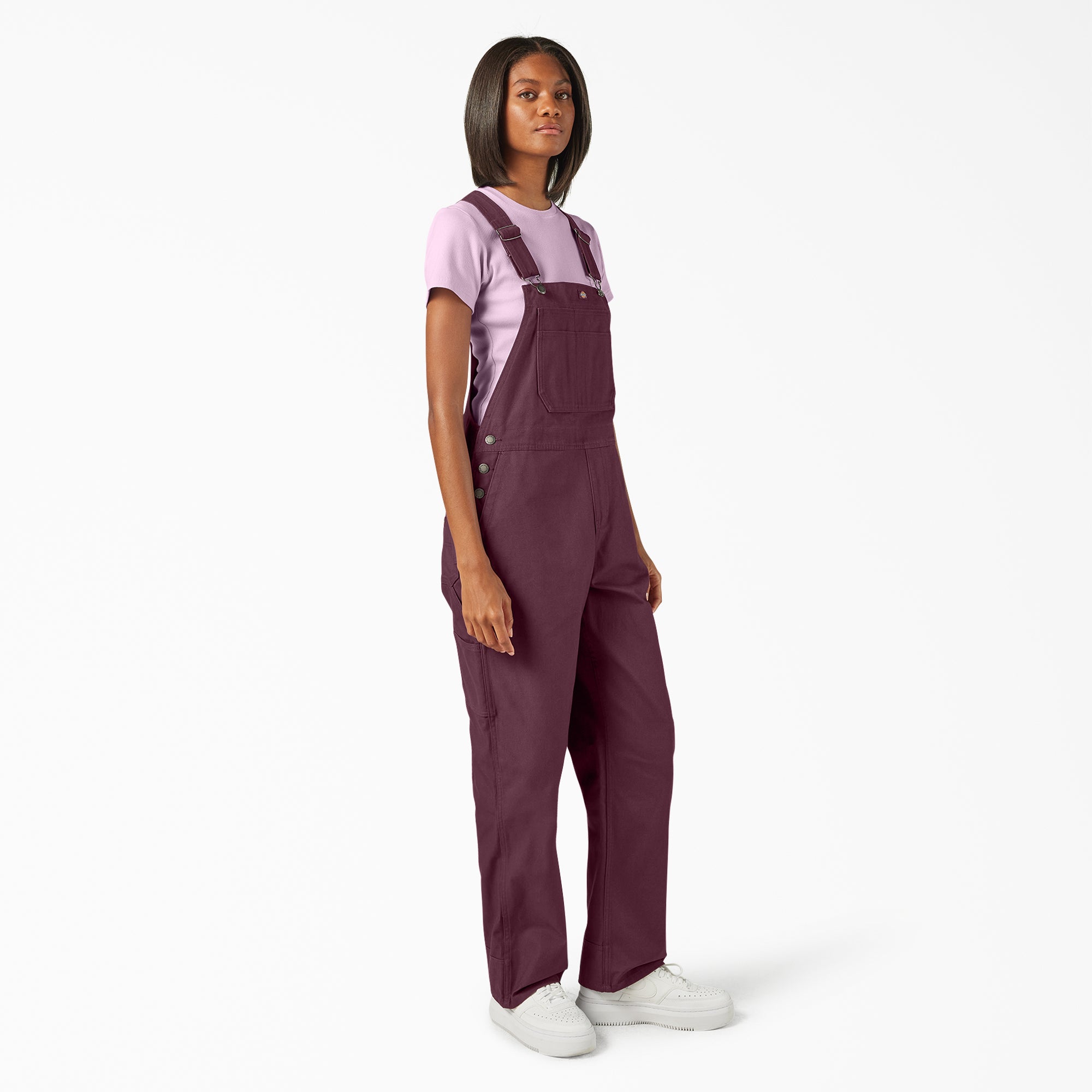Women's Relaxed Fit Bib Overalls - Image 4