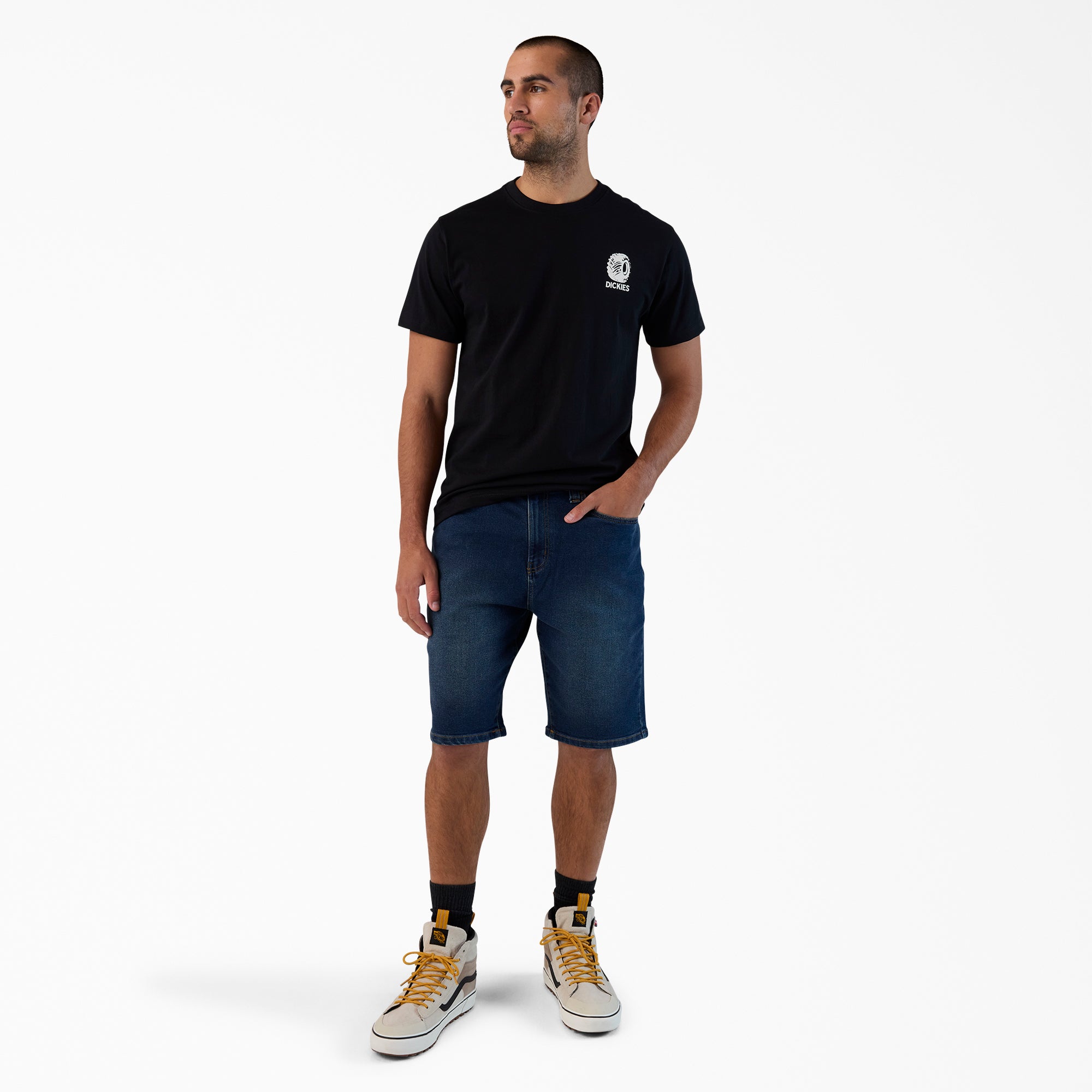 FLEX 5-Pocket Denim Shorts. 11 - Image 3