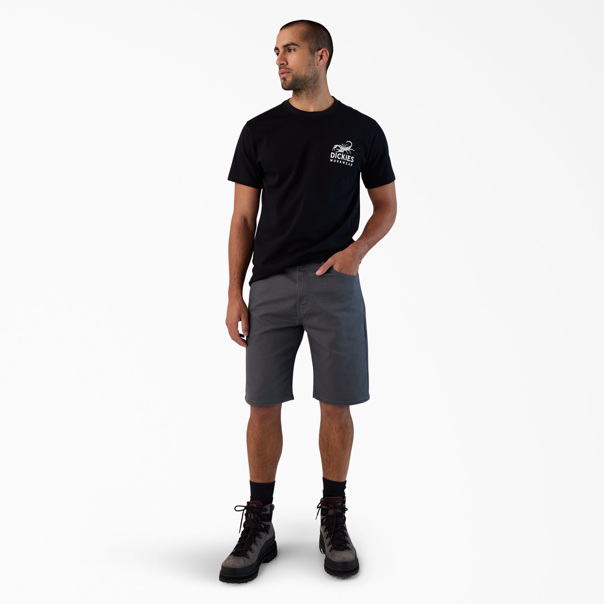 FLEX 5-Pocket Duck Canvas Shorts. 11 - Image 3