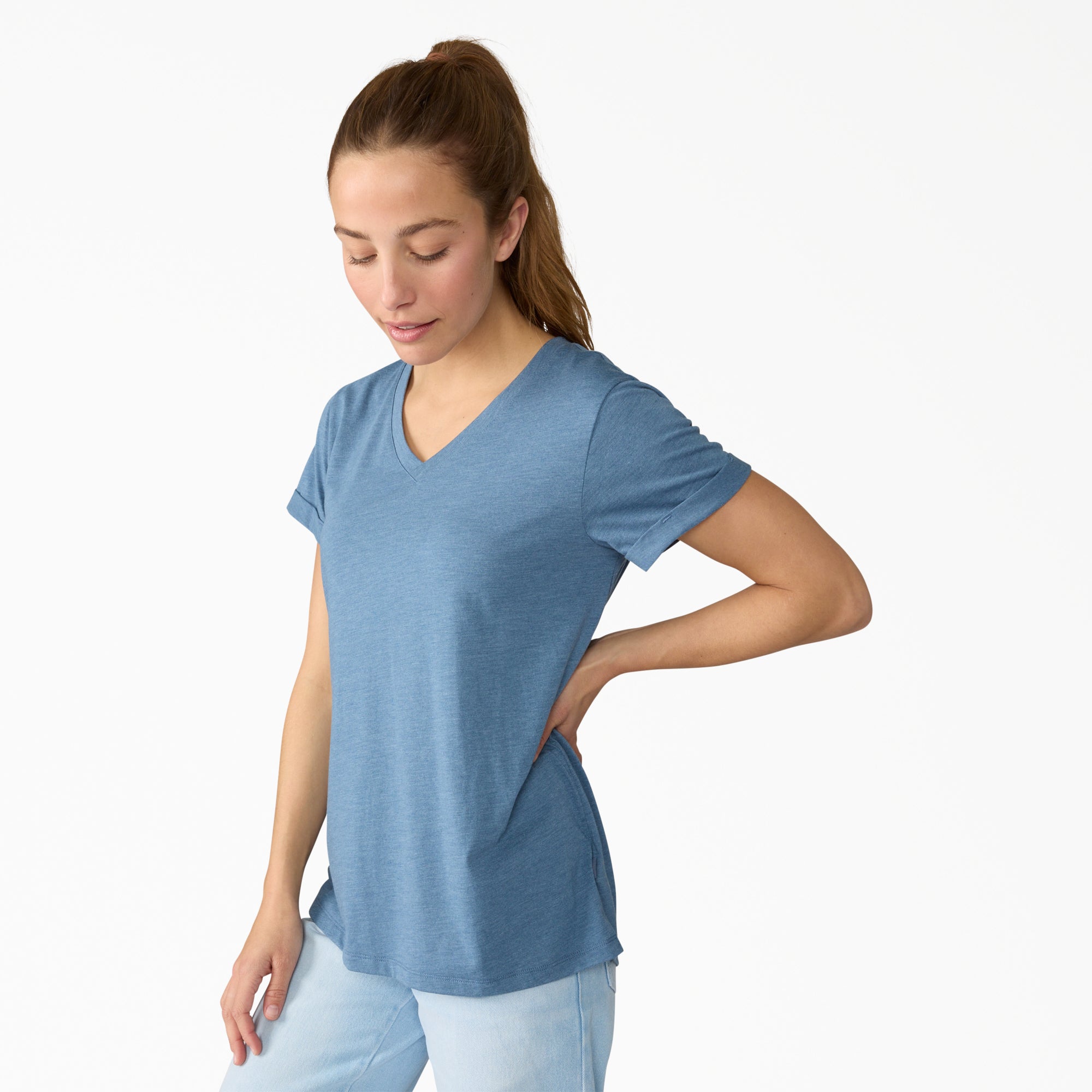 Women's Cooling Performance Short Sleeve V-Neck T-Shirt - Image 3