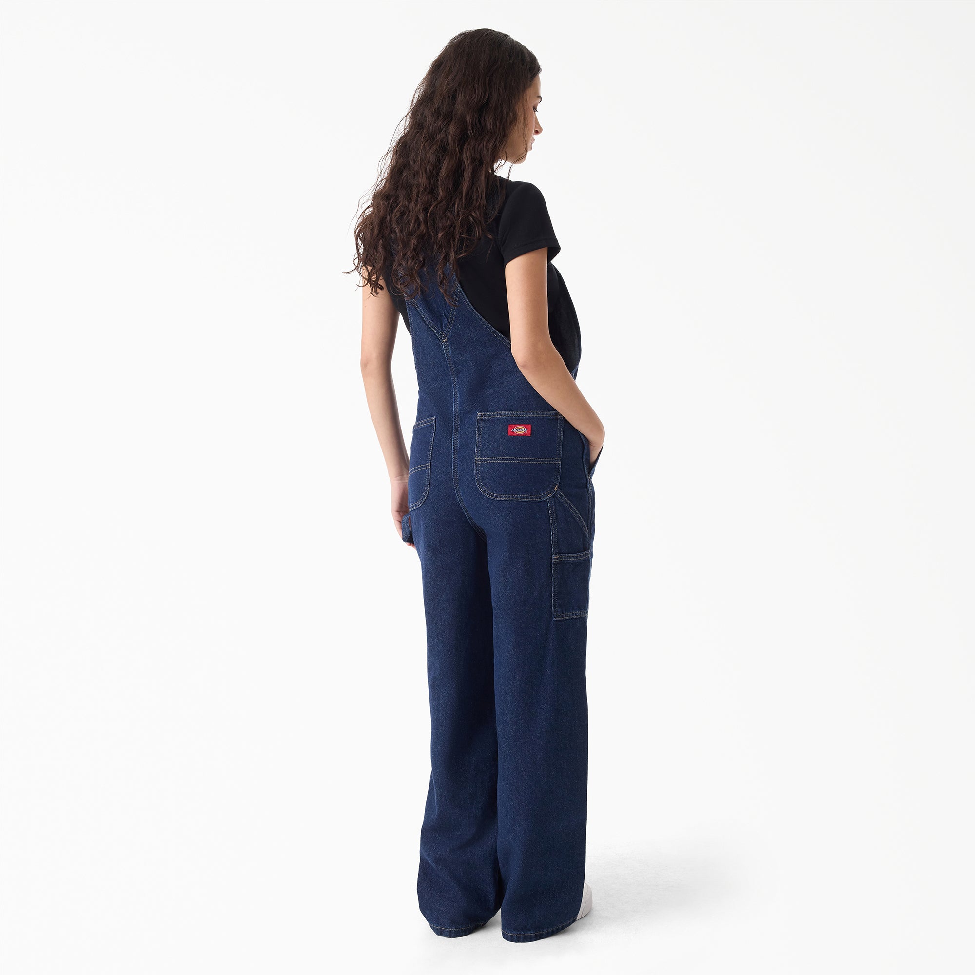 Women's Loose Denim Bib - Image 2