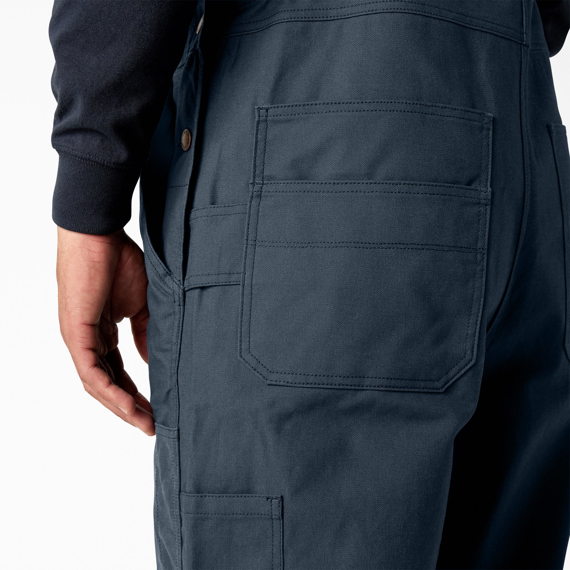 Waxed Canvas Double Front Bib Overalls - Image 6