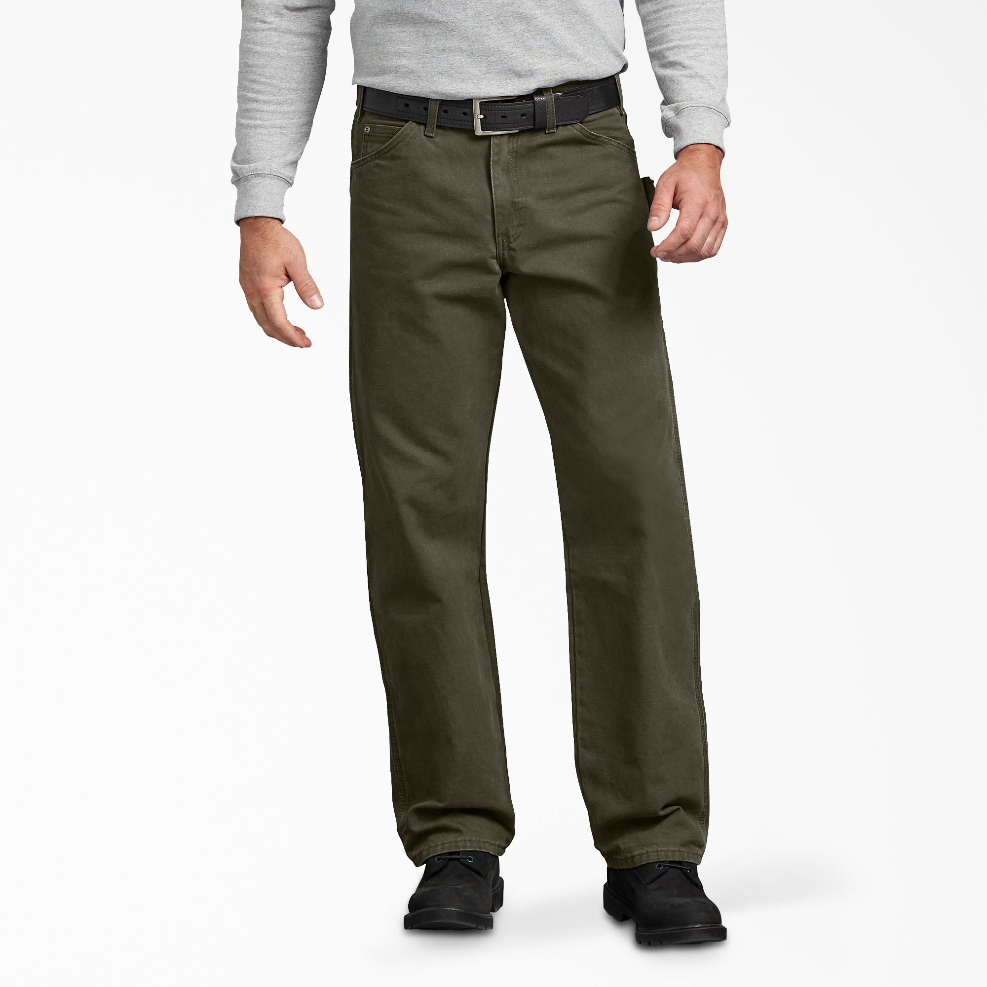 Relaxed Fit Sanded Duck Carpenter Pants