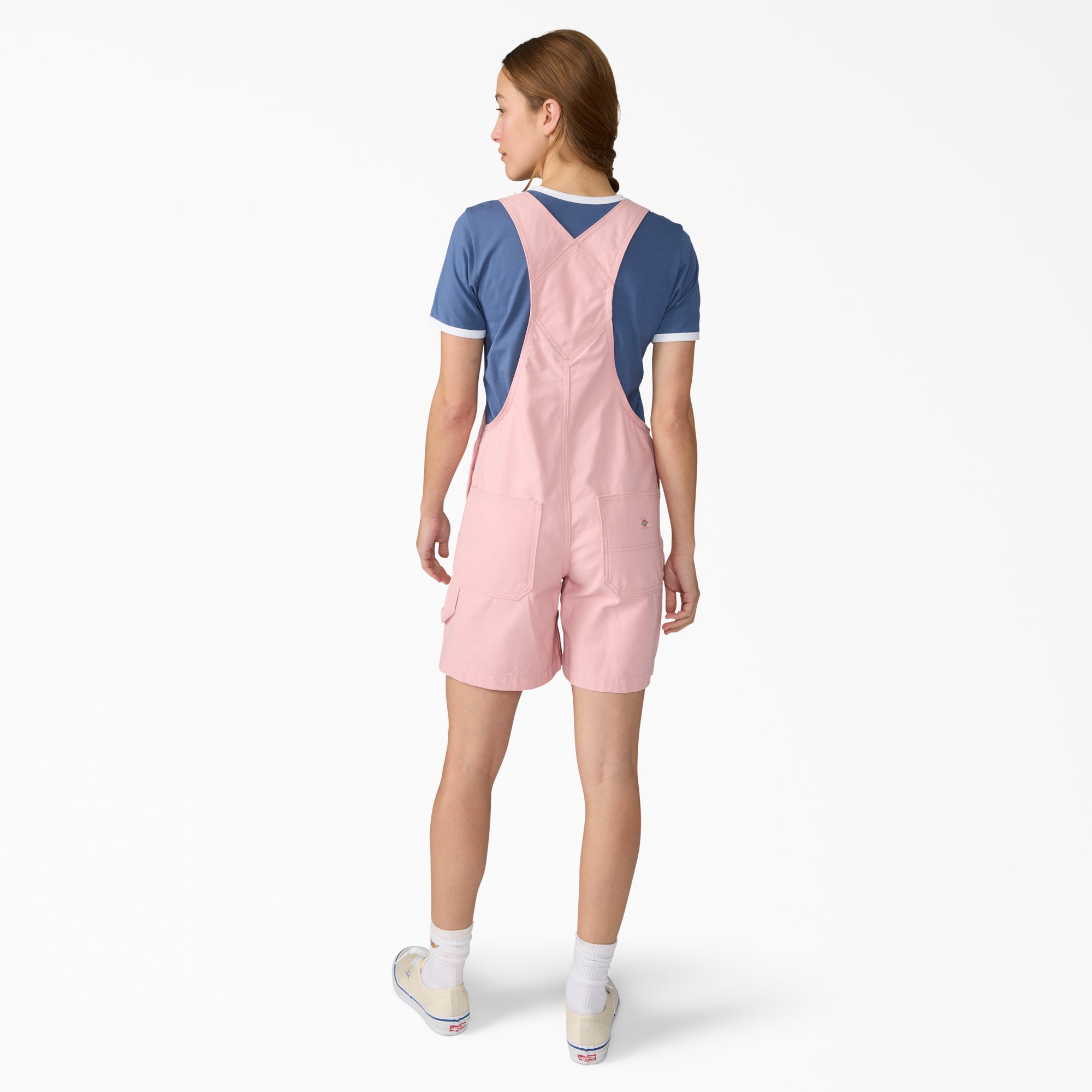 Women's Relaxed Fit Bib Shortalls. 7 - Image 2