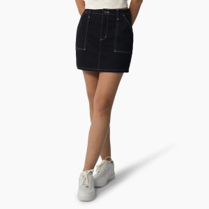 Women's High Waisted Carpenter Skirt