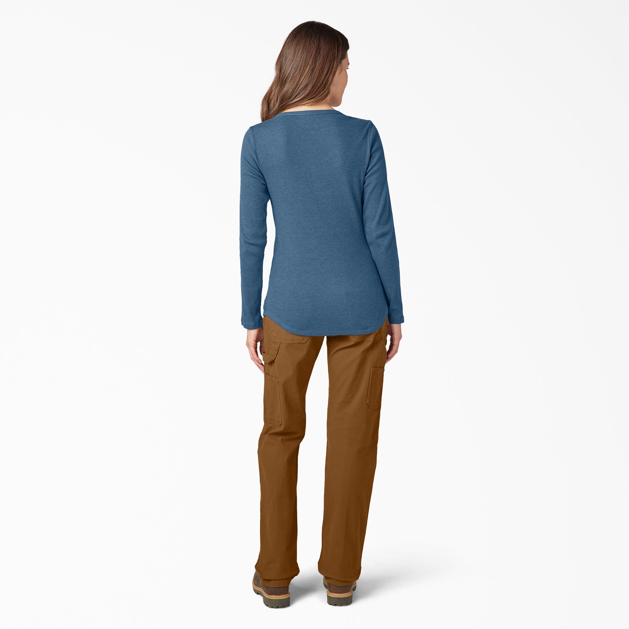 Women's Henley Long Sleeve Shirt - Image 4