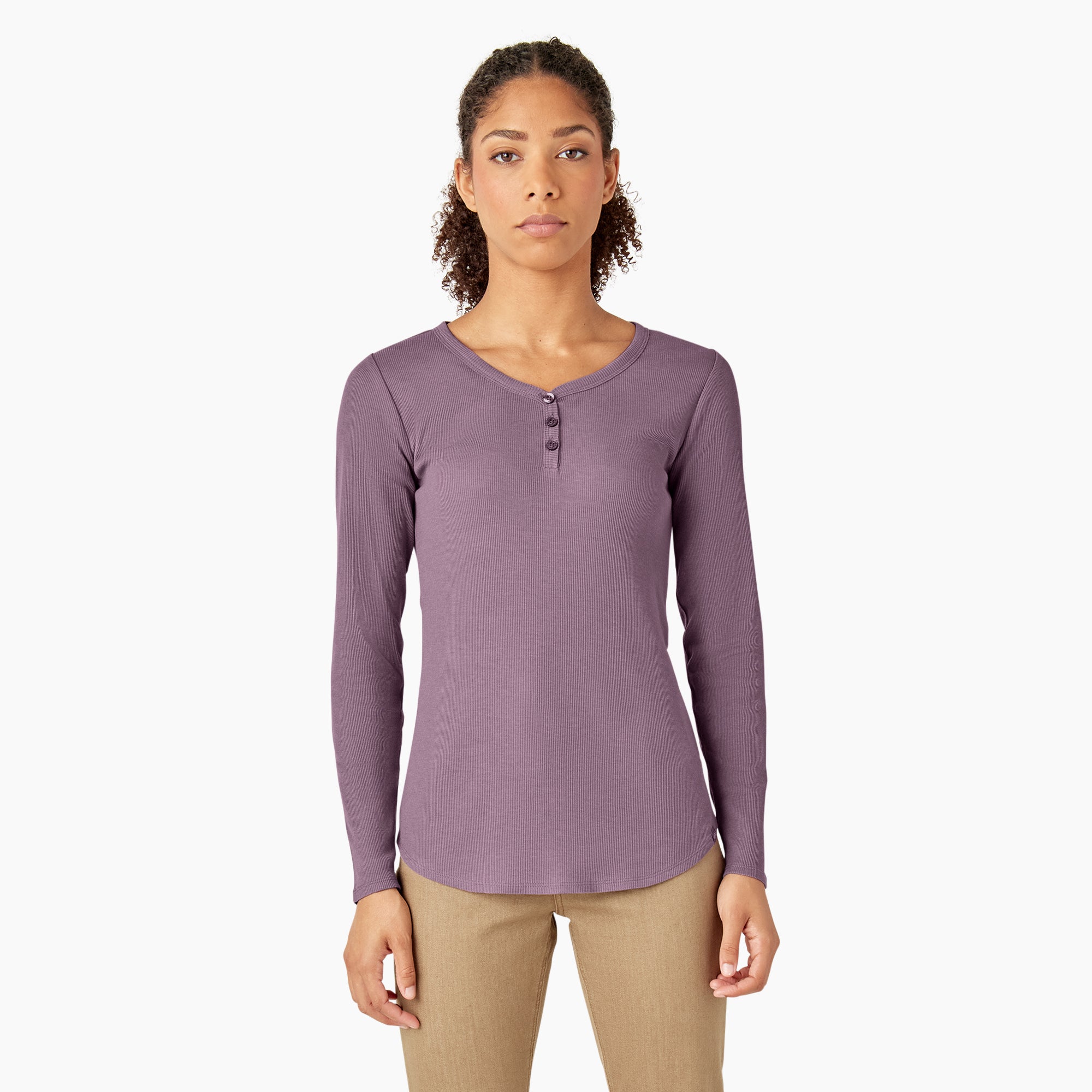 Women's Henley Long Sleeve Shirt