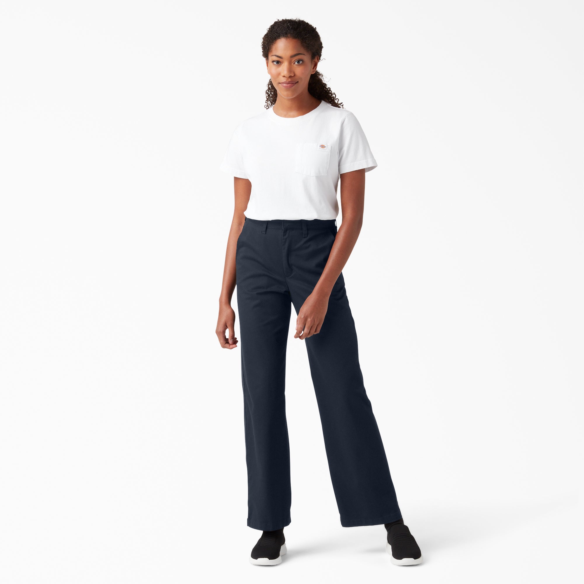Women's Relaxed Fit Wide Leg Pants - Image 4