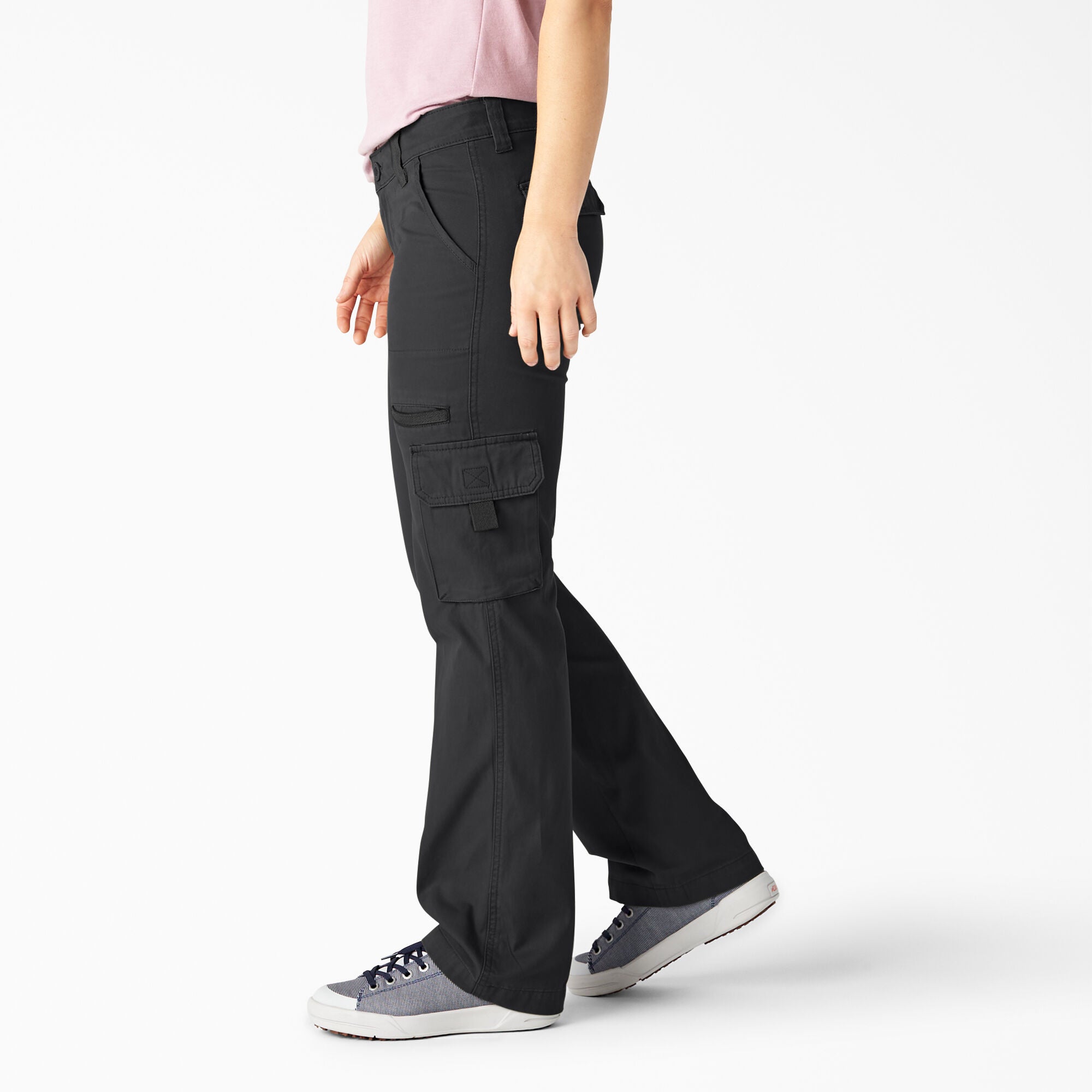 Women's Relaxed Fit Straight Leg Cargo Pants - Image 9