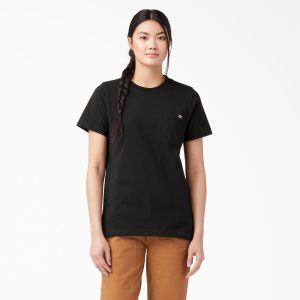 Women's Heavyweight Short Sleeve Pocket T-Shirt