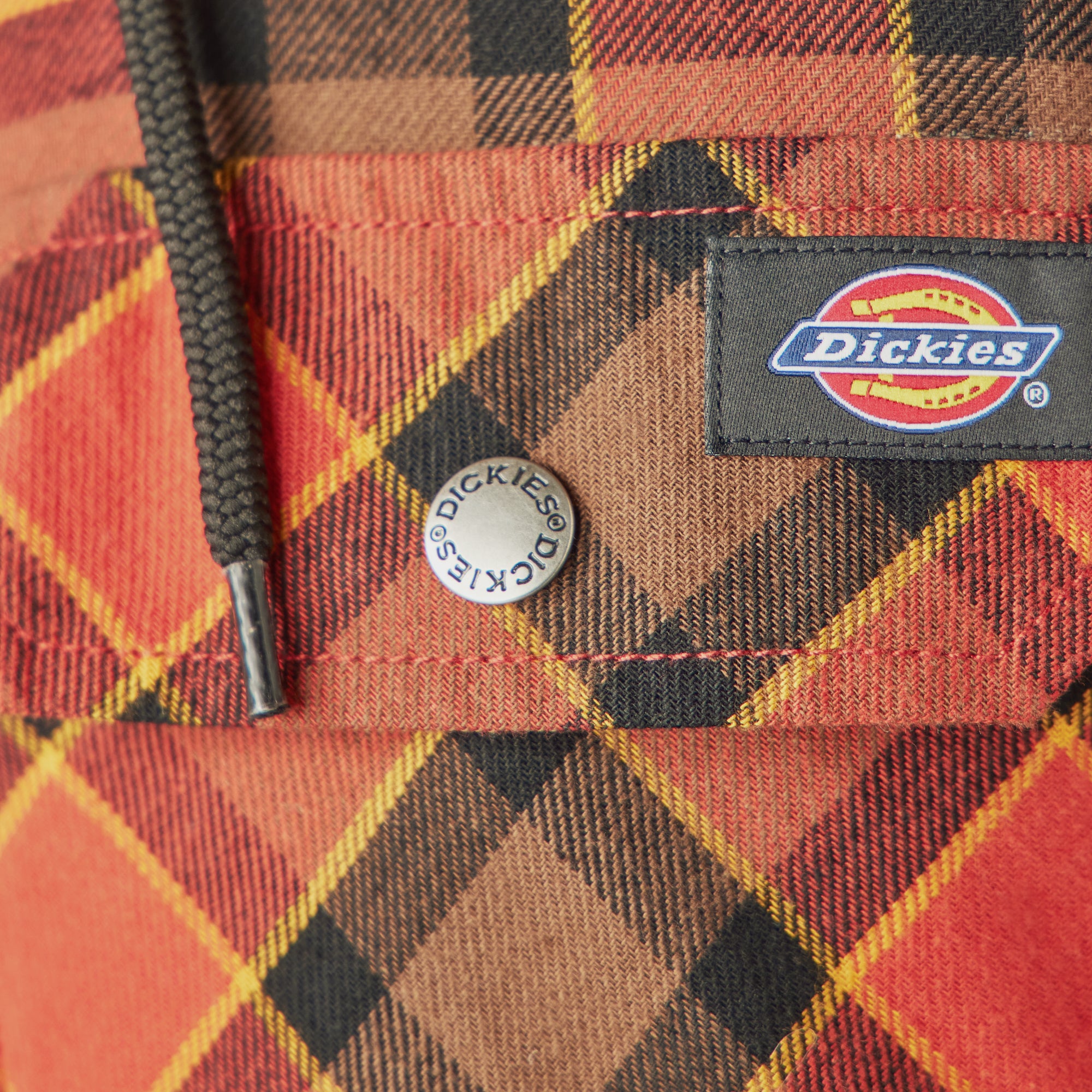 Water Repellent Flannel Hooded Shirt Jacket - Image 8