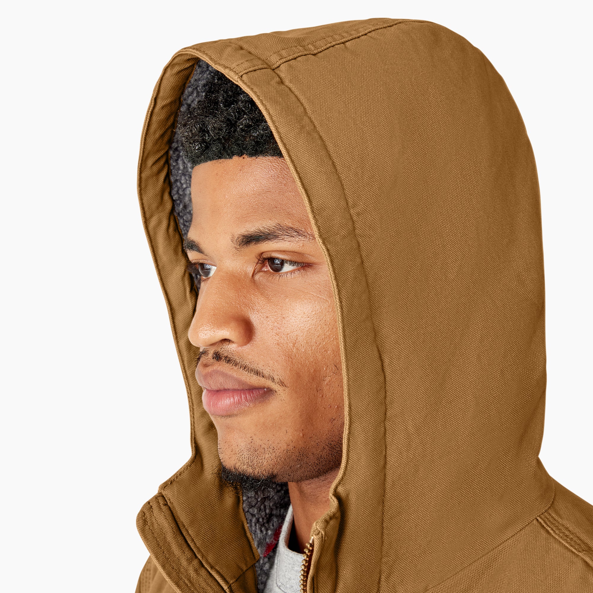 Duck Canvas High Pile Fleece Lined Jacket - Image 8