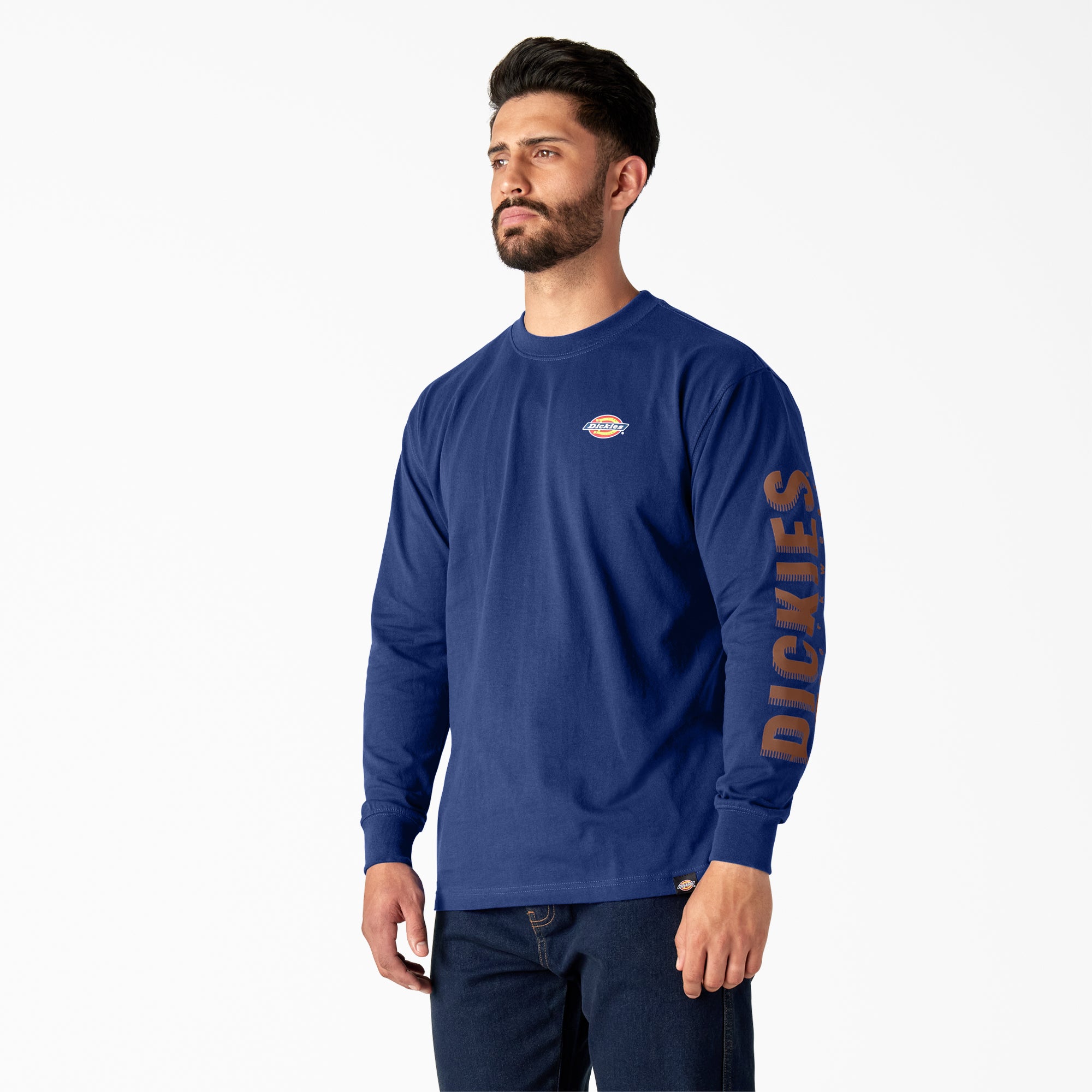 Long Sleeve Workwear Graphic T-Shirt - Image 3