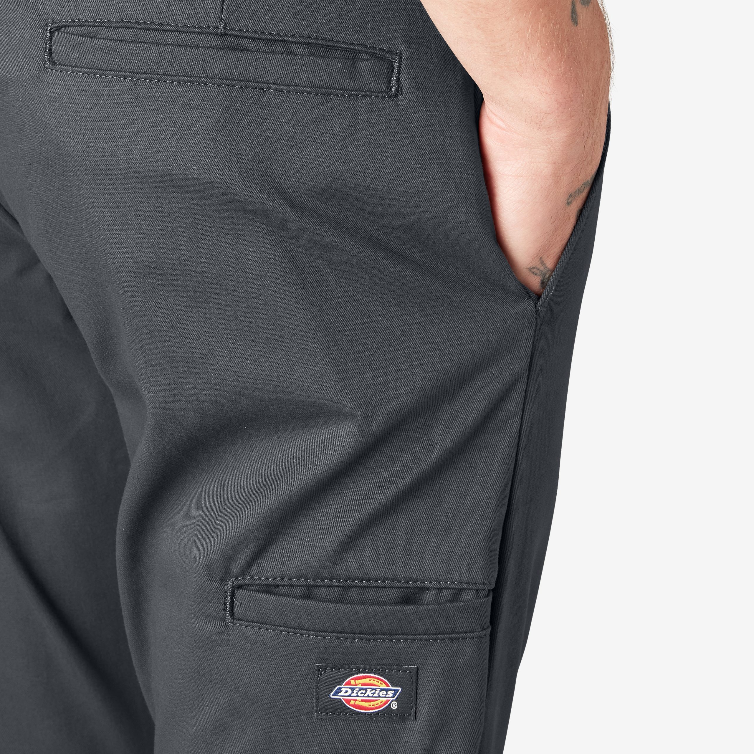 FLEX Skinny Fit Double Knee Work Pants - Image 8