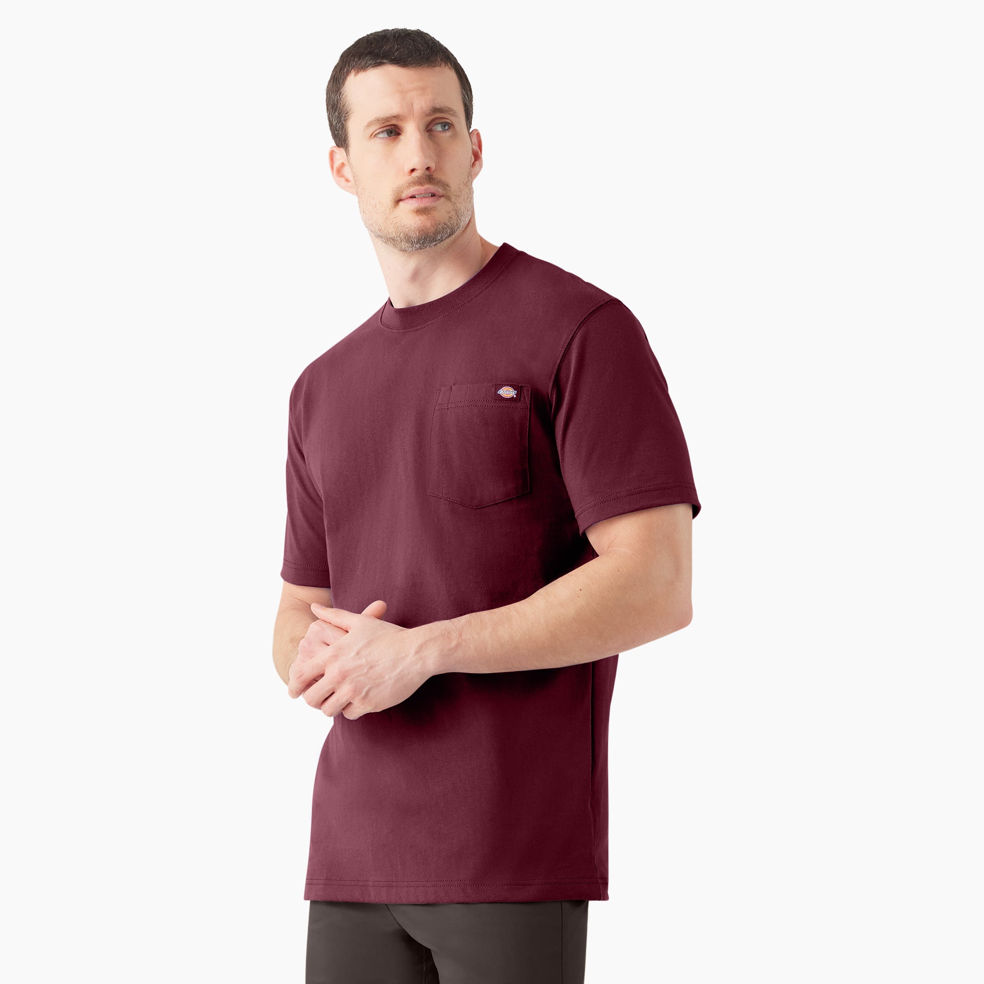 Heavyweight Short Sleeve Pocket T-Shirt - Image 3