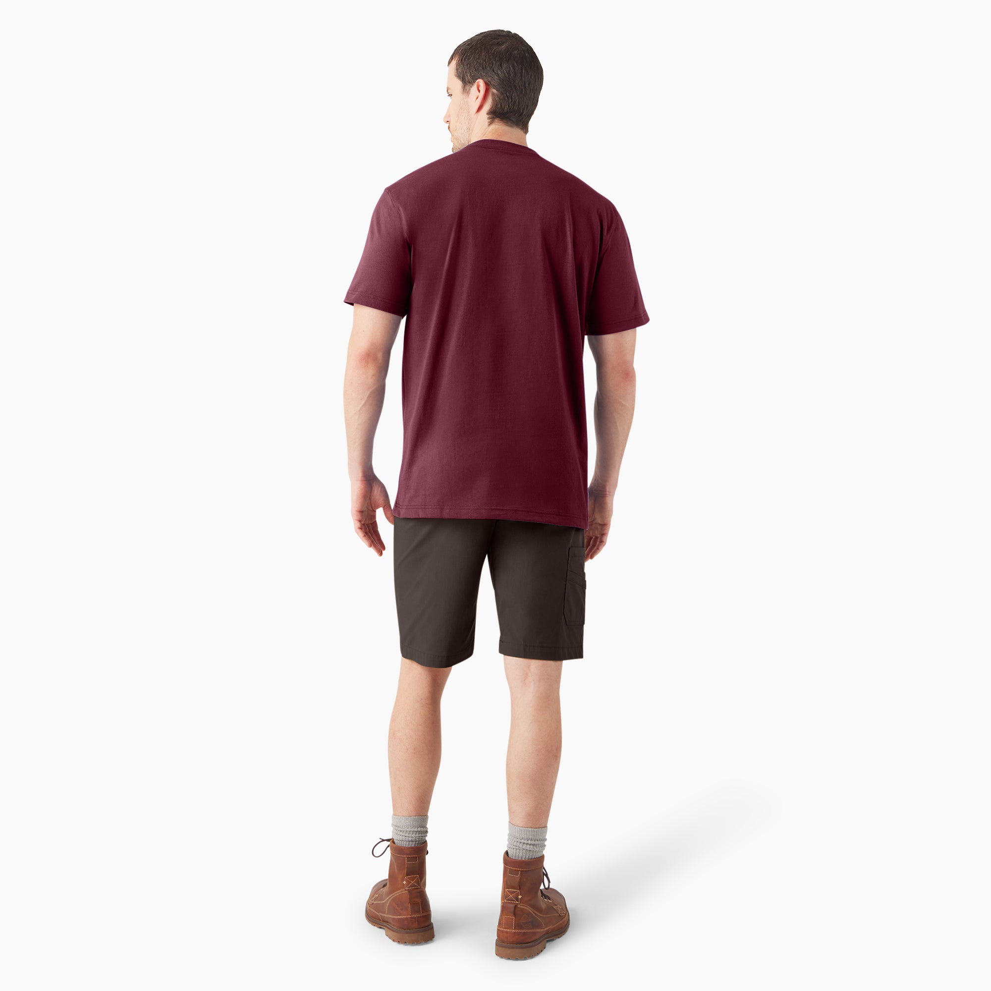 Heavyweight Short Sleeve Pocket T-Shirt - Image 5