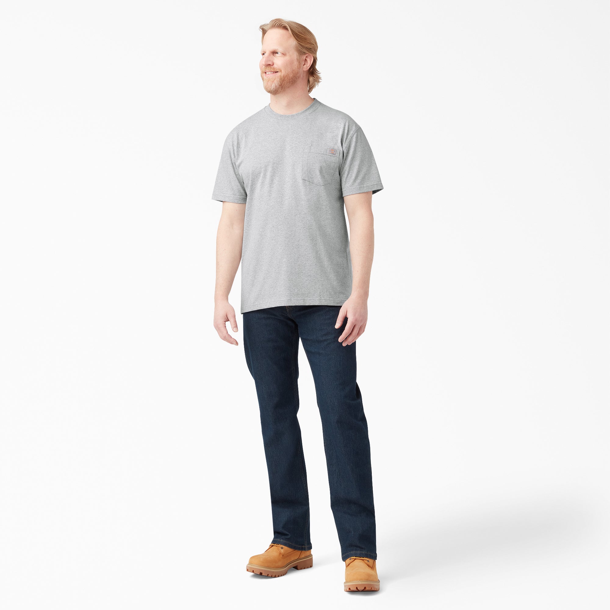 Heavyweight Short Sleeve Pocket T-Shirt - Image 4