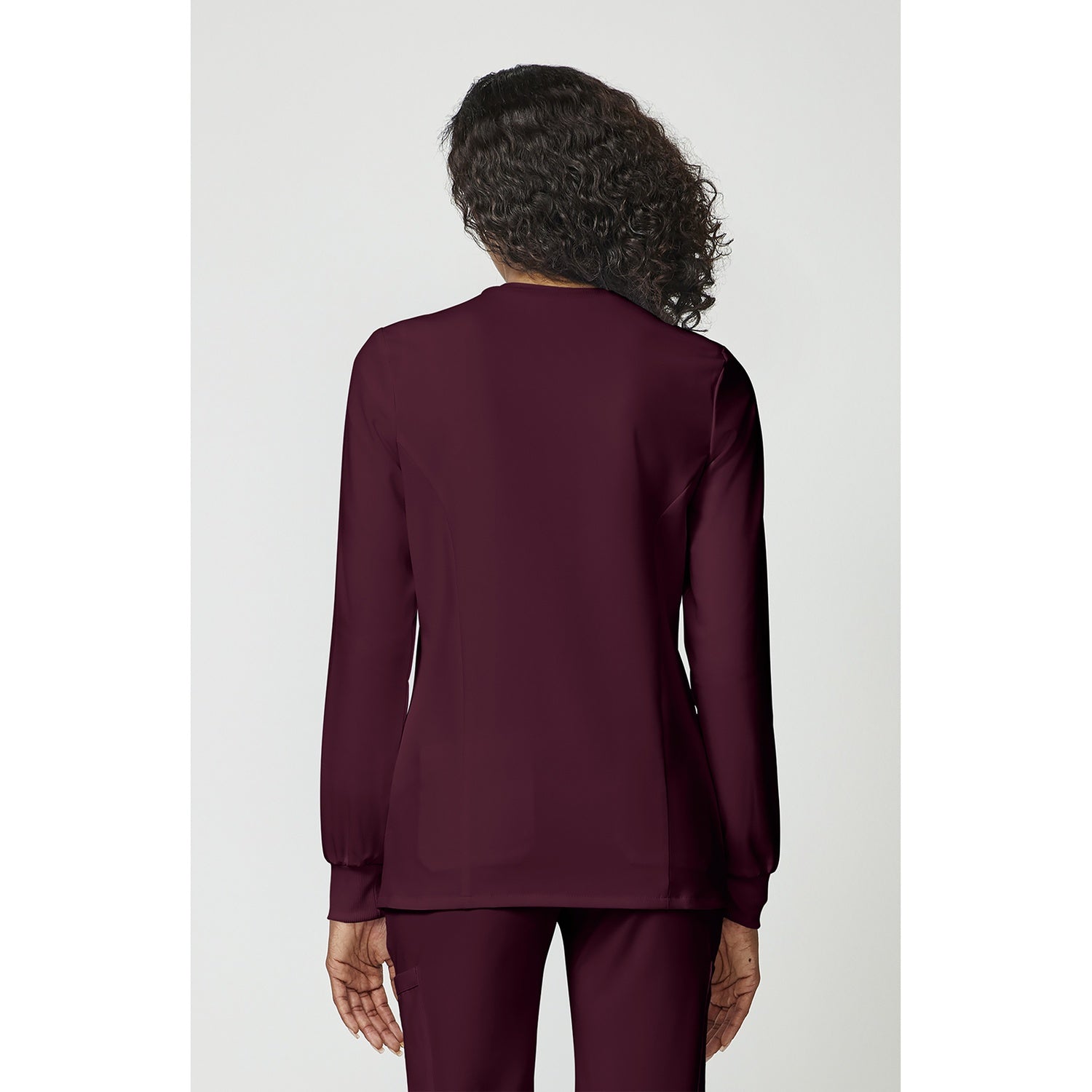 Women's EDS Essentials Snap Front Warm-Up Scrub Jacket - Image 2