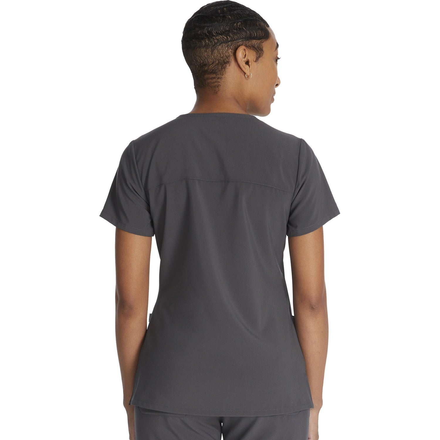Women's EDS Essentials Mock Wrap Scrub Top - Image 2