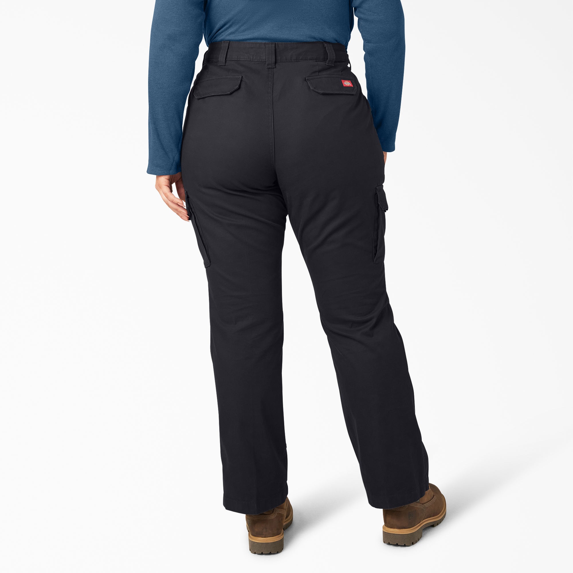 Women's Plus Relaxed Fit Cargo Pants - Image 2