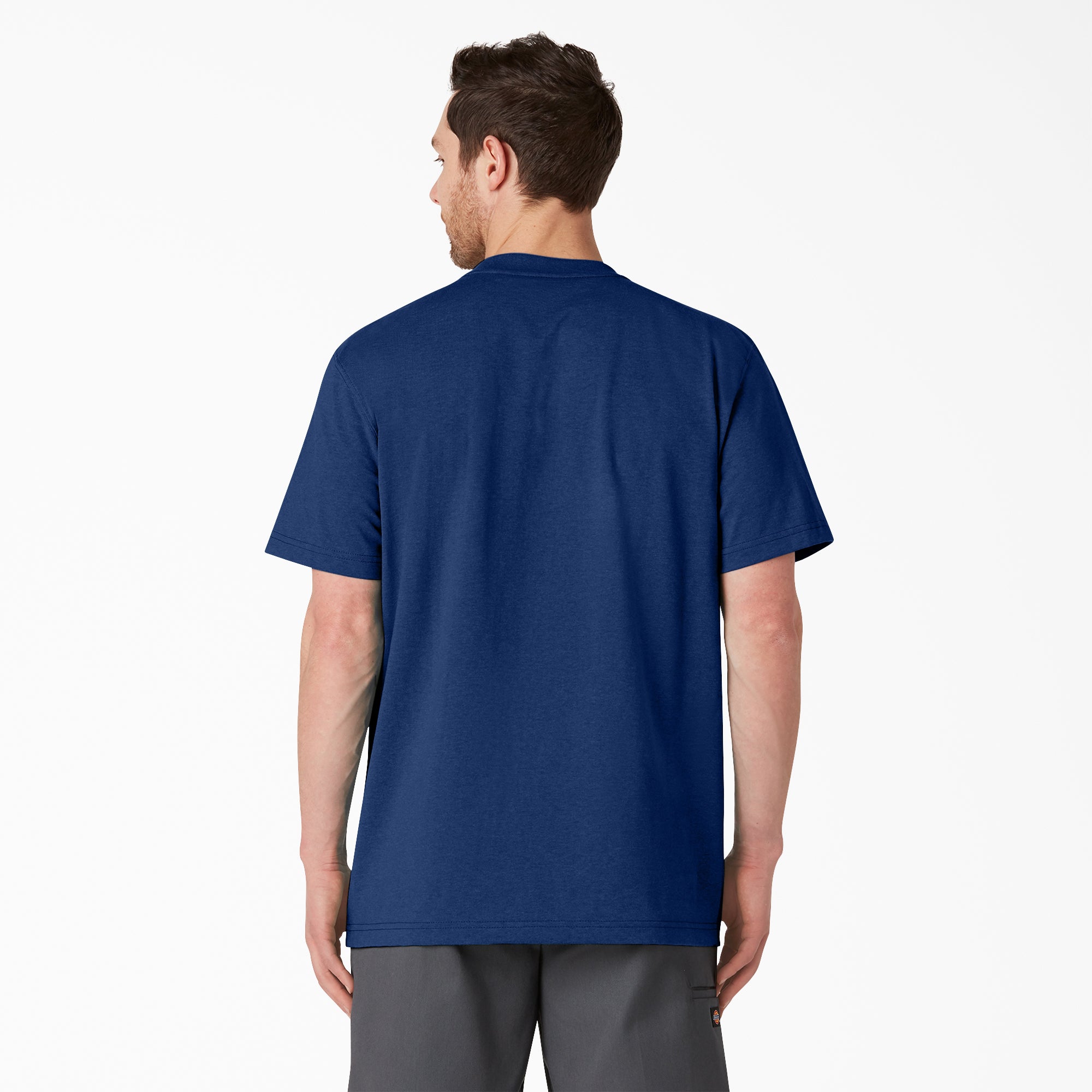 Heavyweight Heathered Short Sleeve Pocket T-Shirt - Image 2