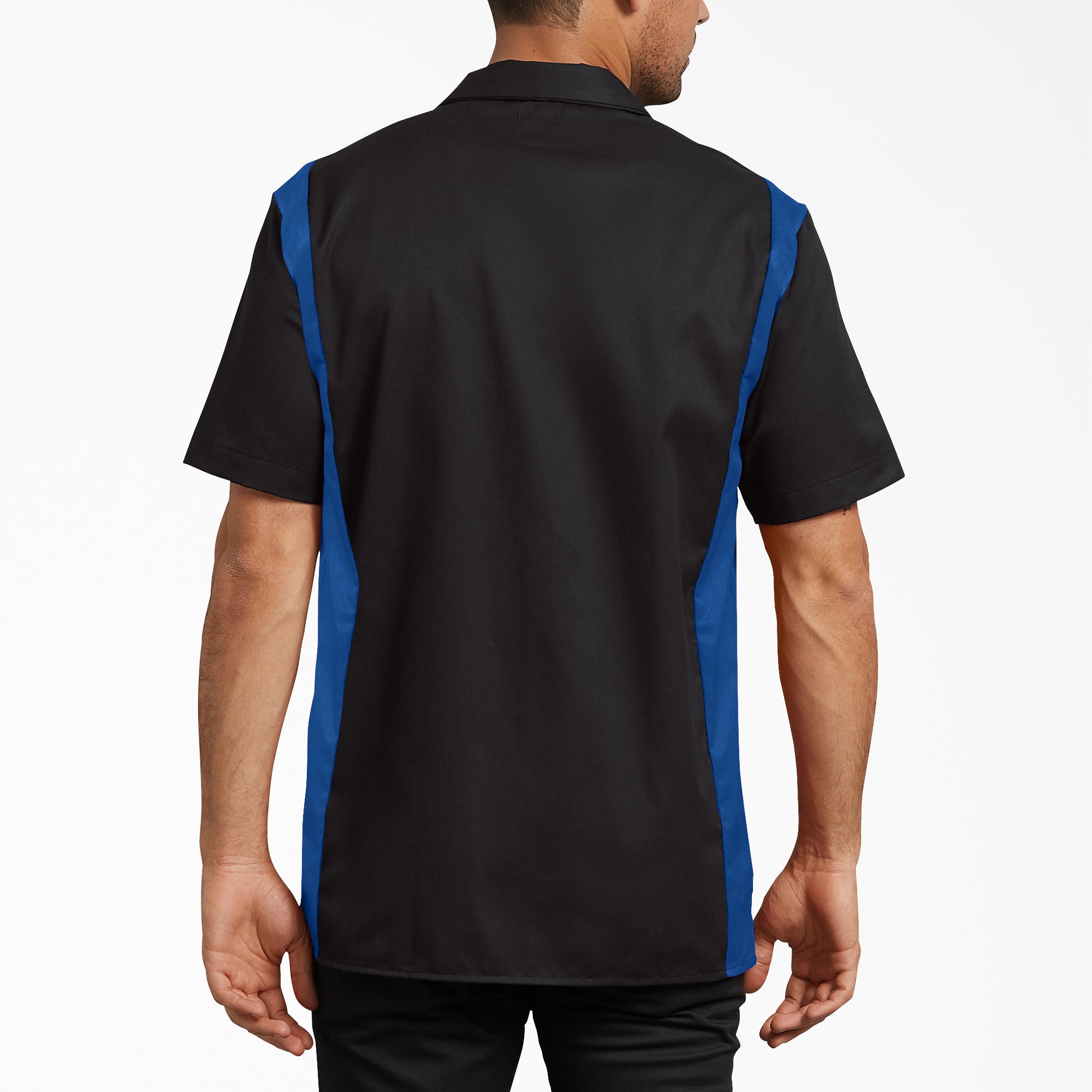 Two-Tone Short Sleeve Work Shirt - Image 2