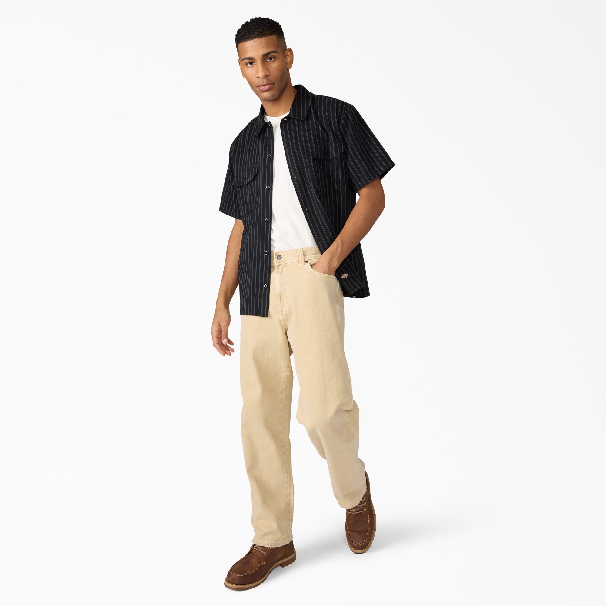 Worn In Striped Work Shirt - Image 4