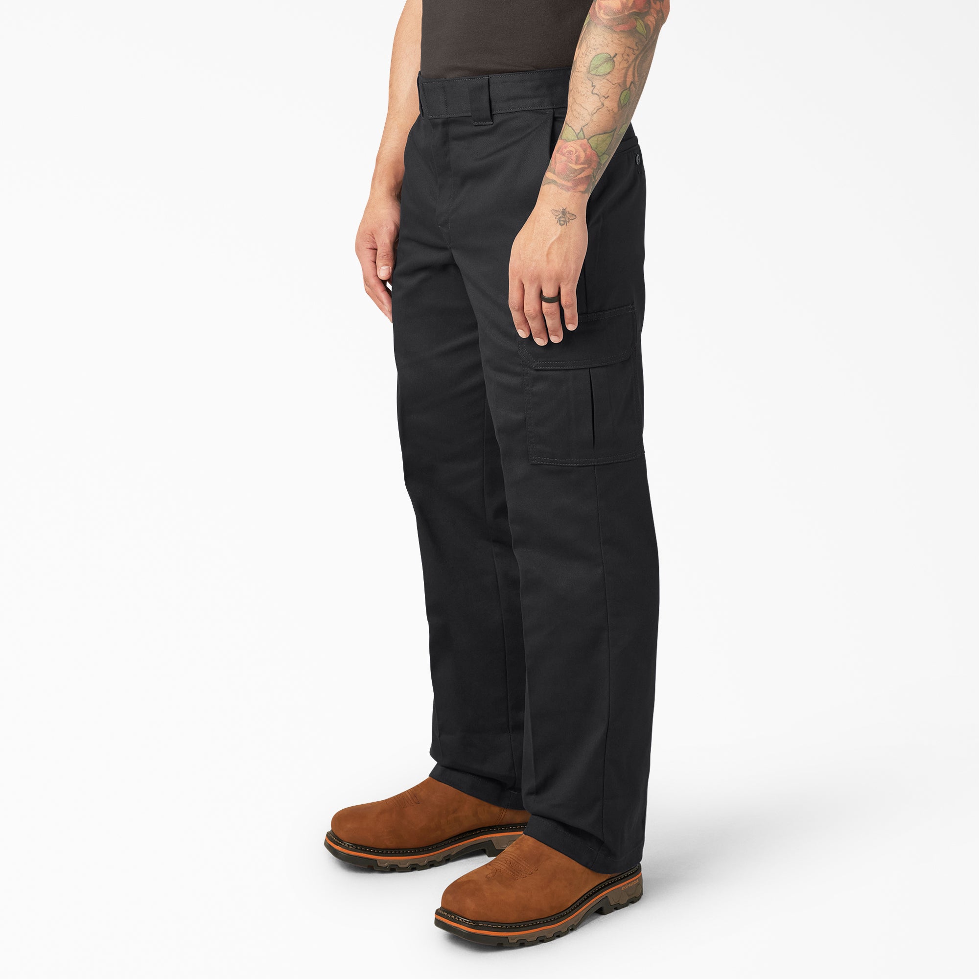 Relaxed Fit Cargo Work Pants - Image 3