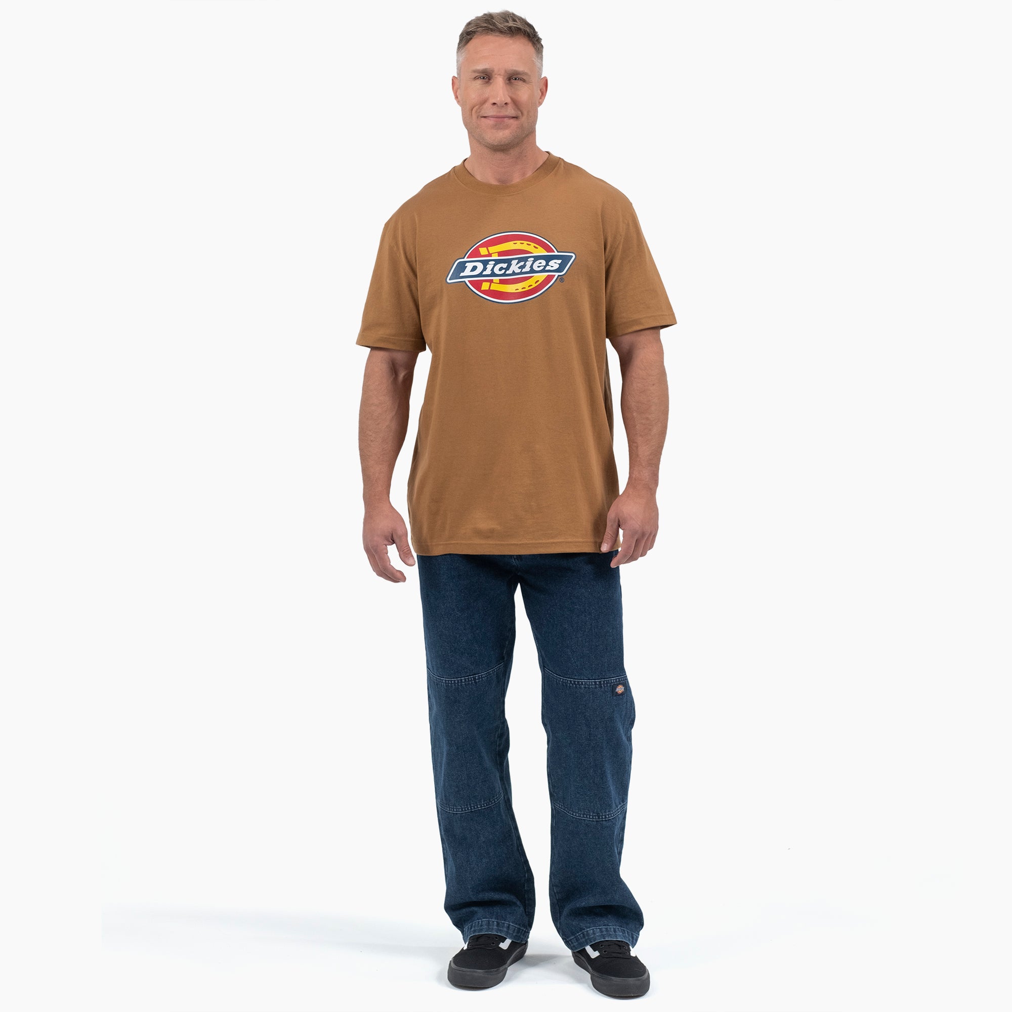 Short Sleeve Tri-Color Logo Graphic T-Shirt - Image 4