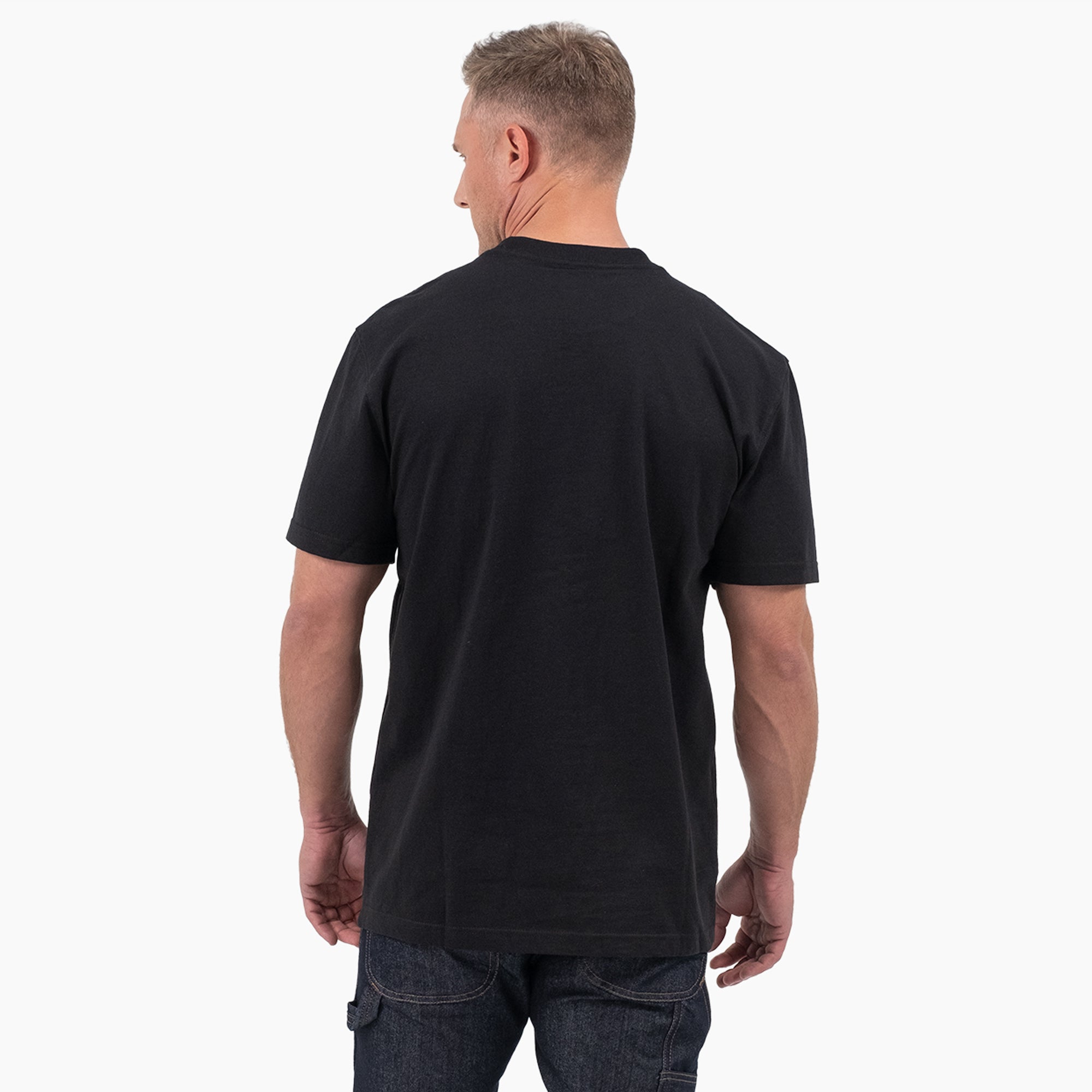 Short Sleeve Tri-Color Logo Graphic T-Shirt - Image 2