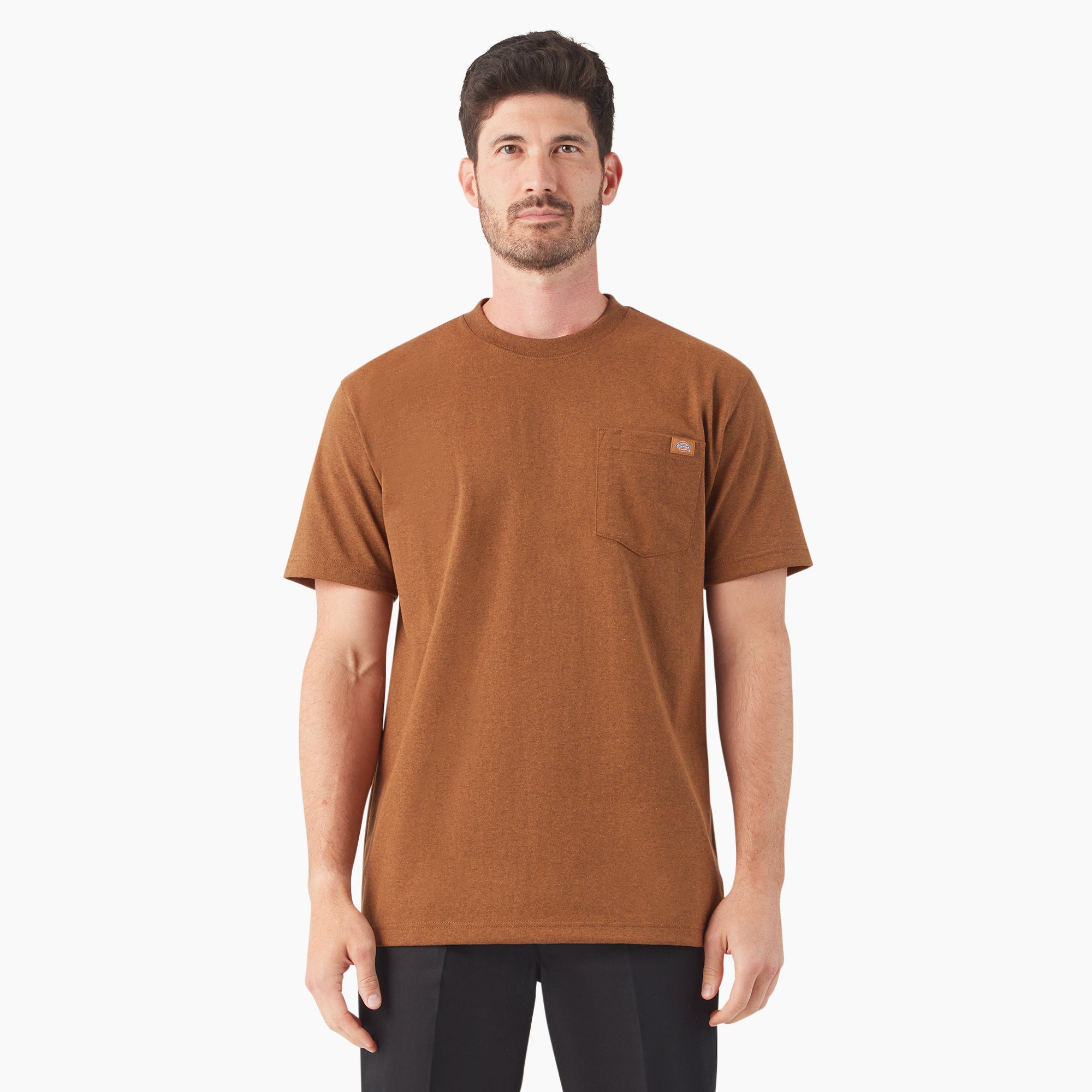 Heavyweight Heathered Short Sleeve Pocket T-Shirt